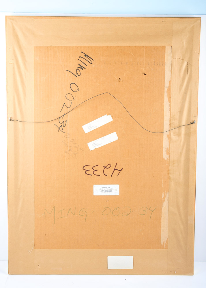 Original Don Mingolla Framed Painting on Paper