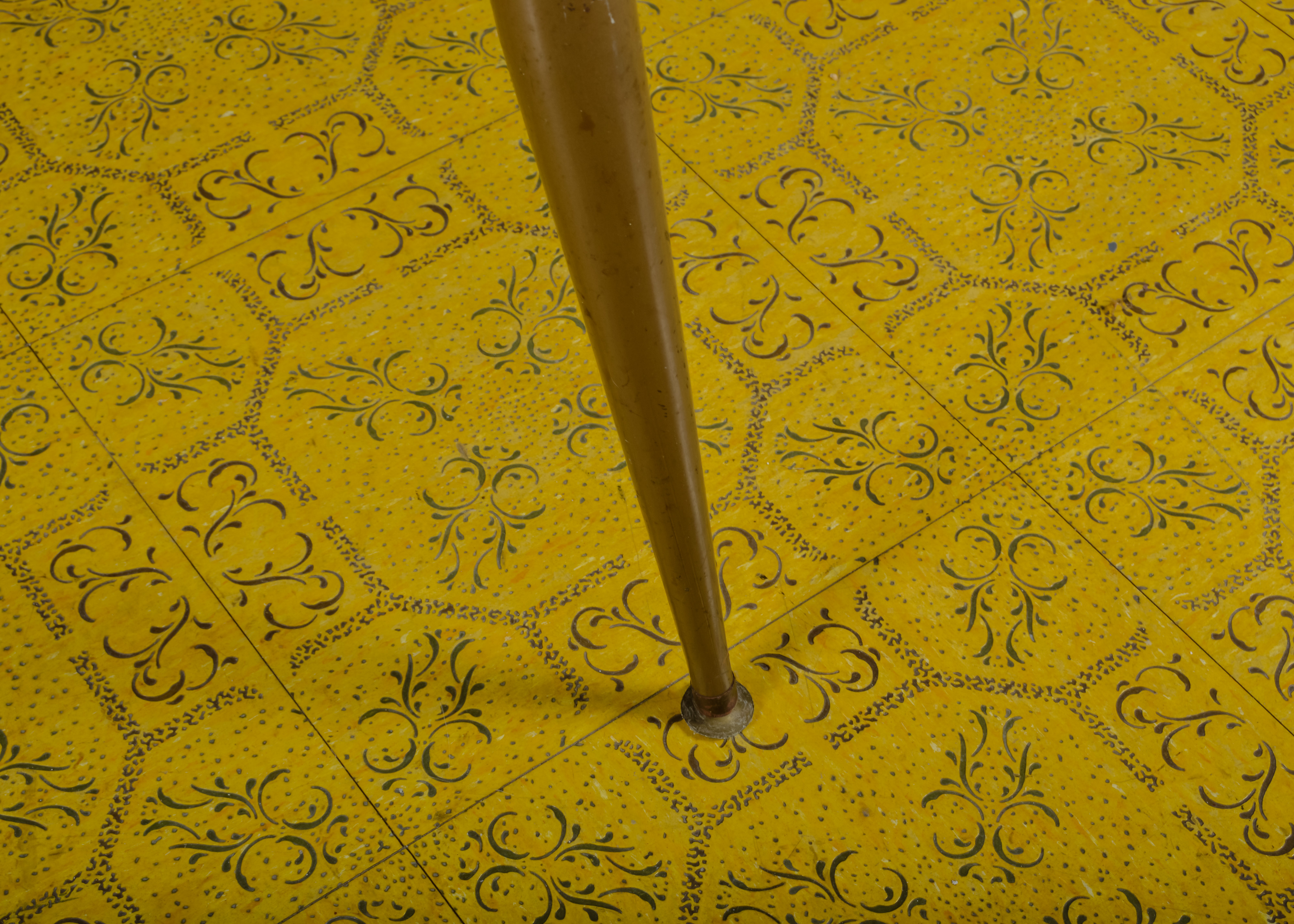 Four Folding Chairs and a Folding Table