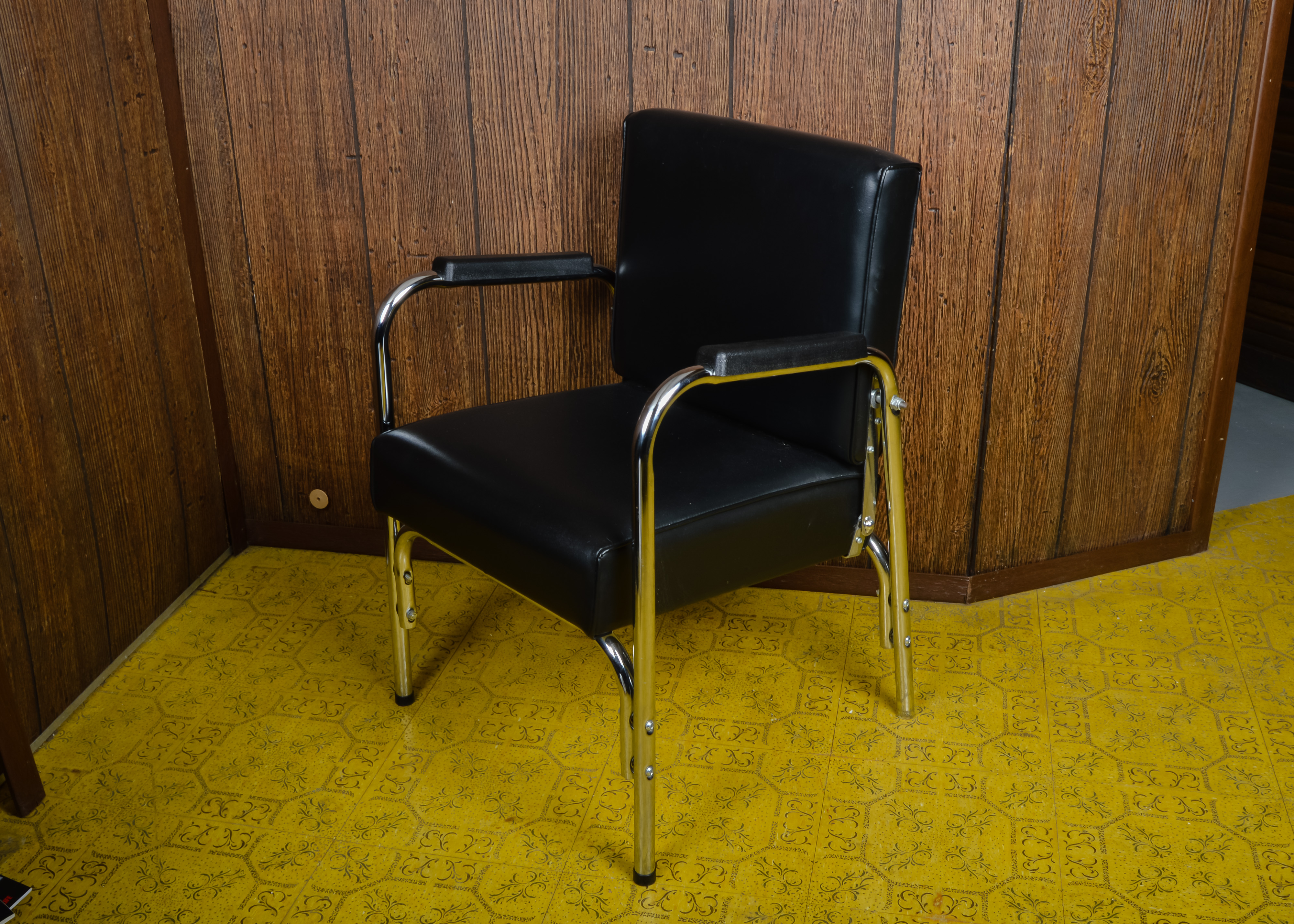 Speed King Salon Hair Heat Lamp and P.S. Pibbs Salon Chair