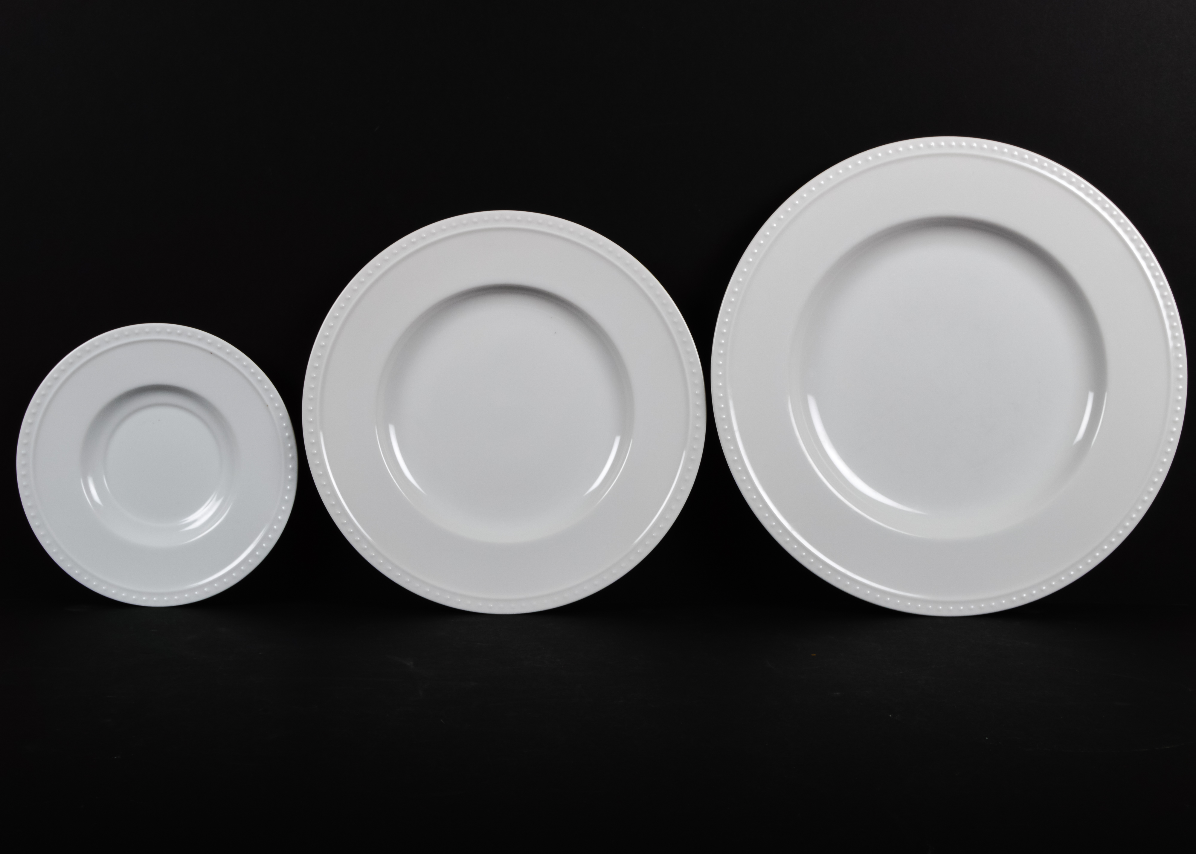 Collection of White Dishware featuring Crate & Barrel