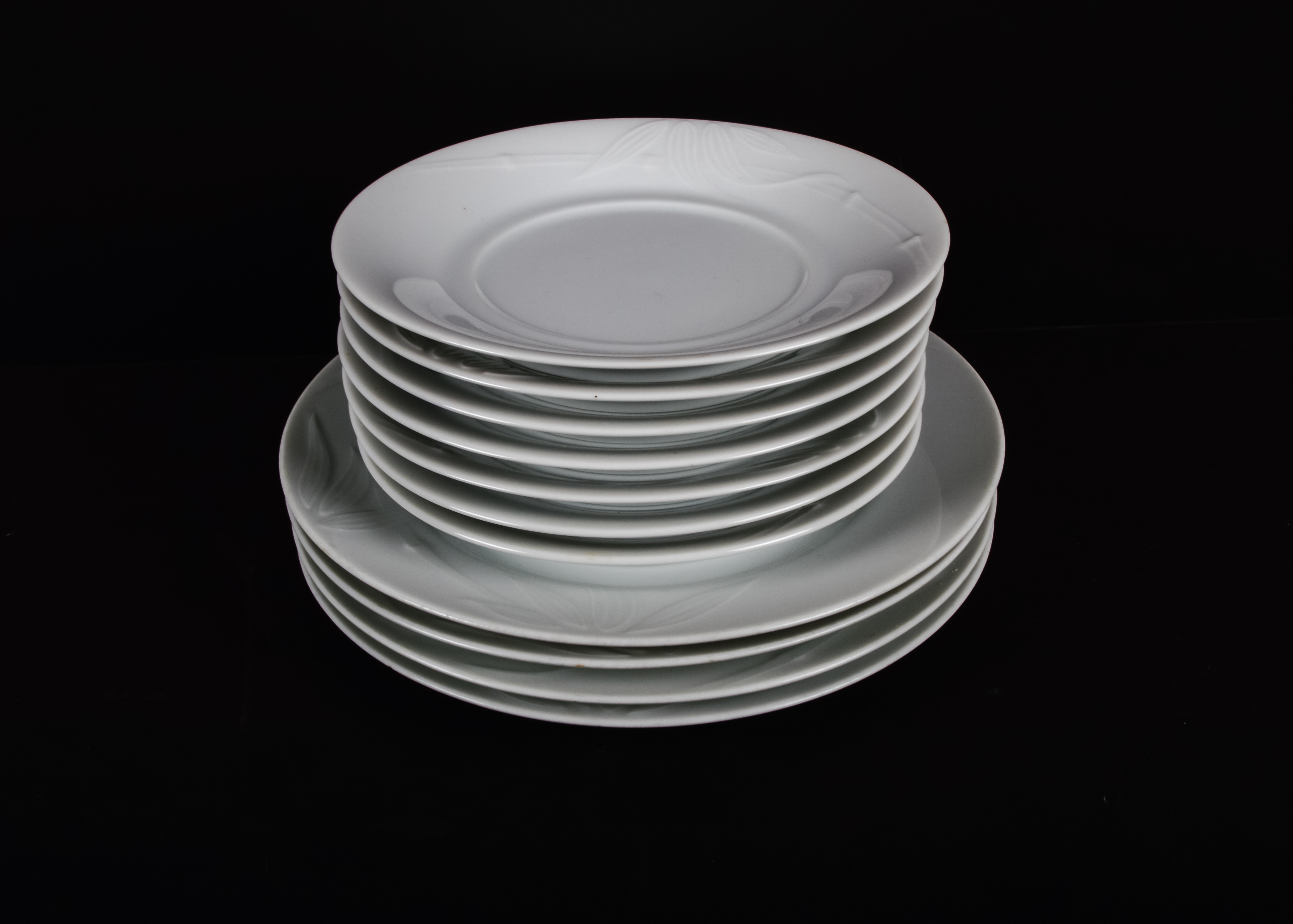 Collection of White Dishware featuring Crate & Barrel