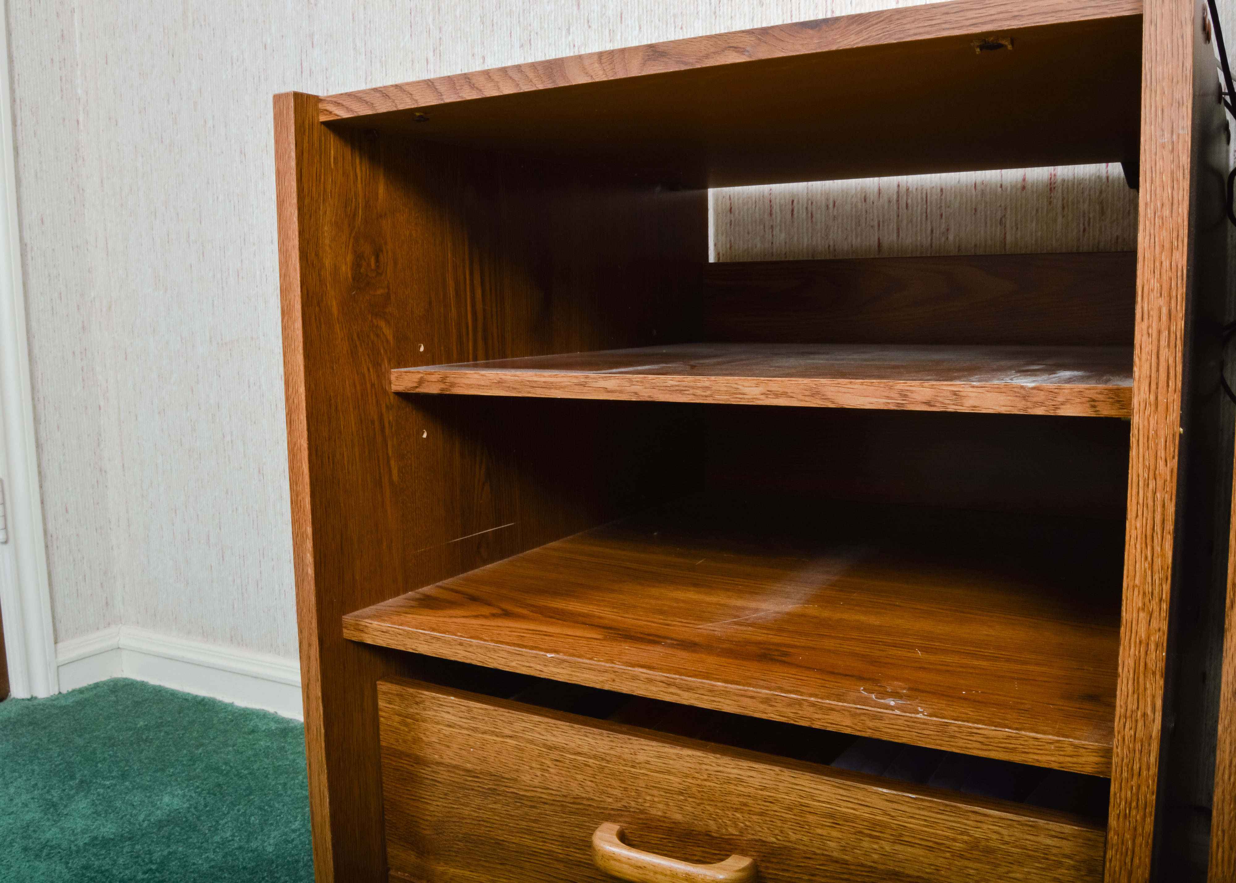 Two Piece Mid-Century Modern Desk Set