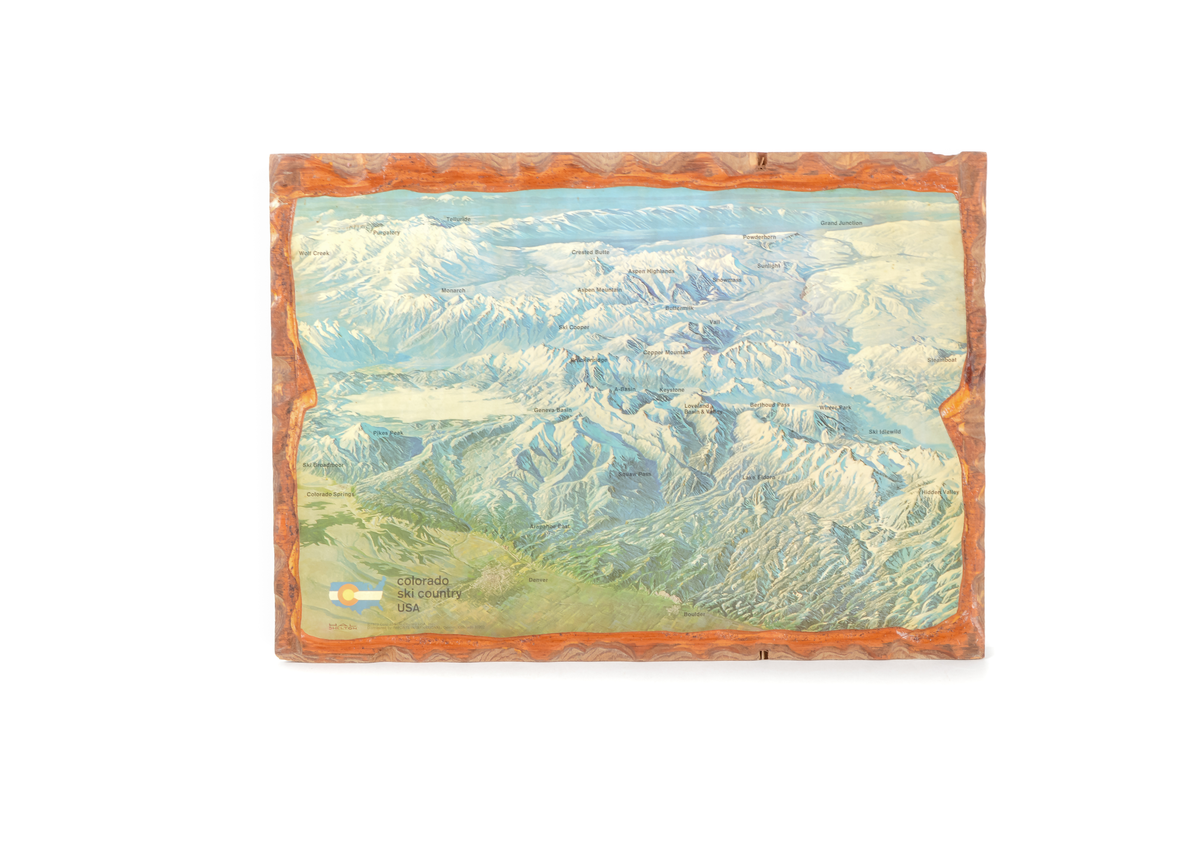 Pair of Carved Wood Wall Plaques