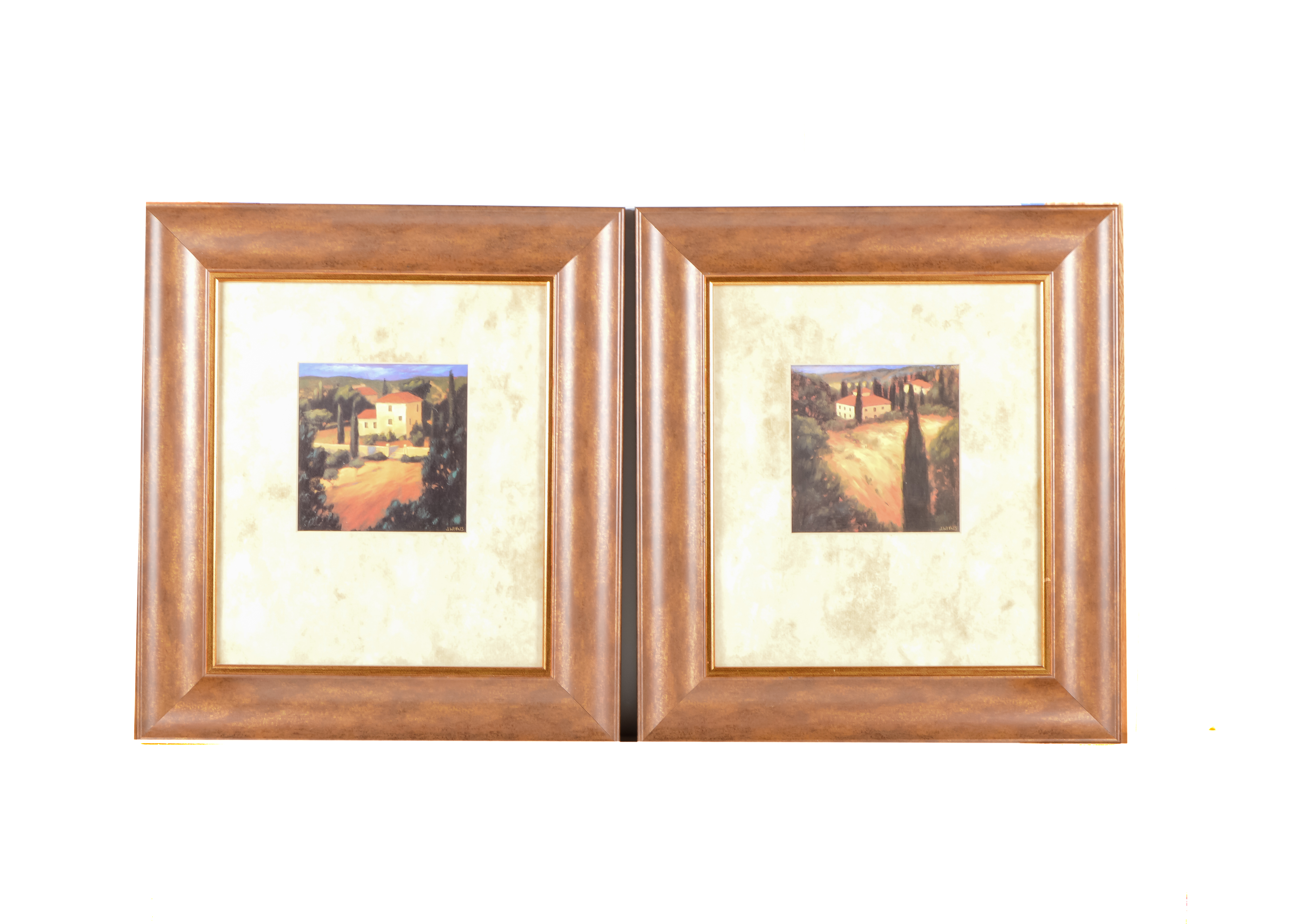 Pair of J. Wiens Italian Countryside Prints