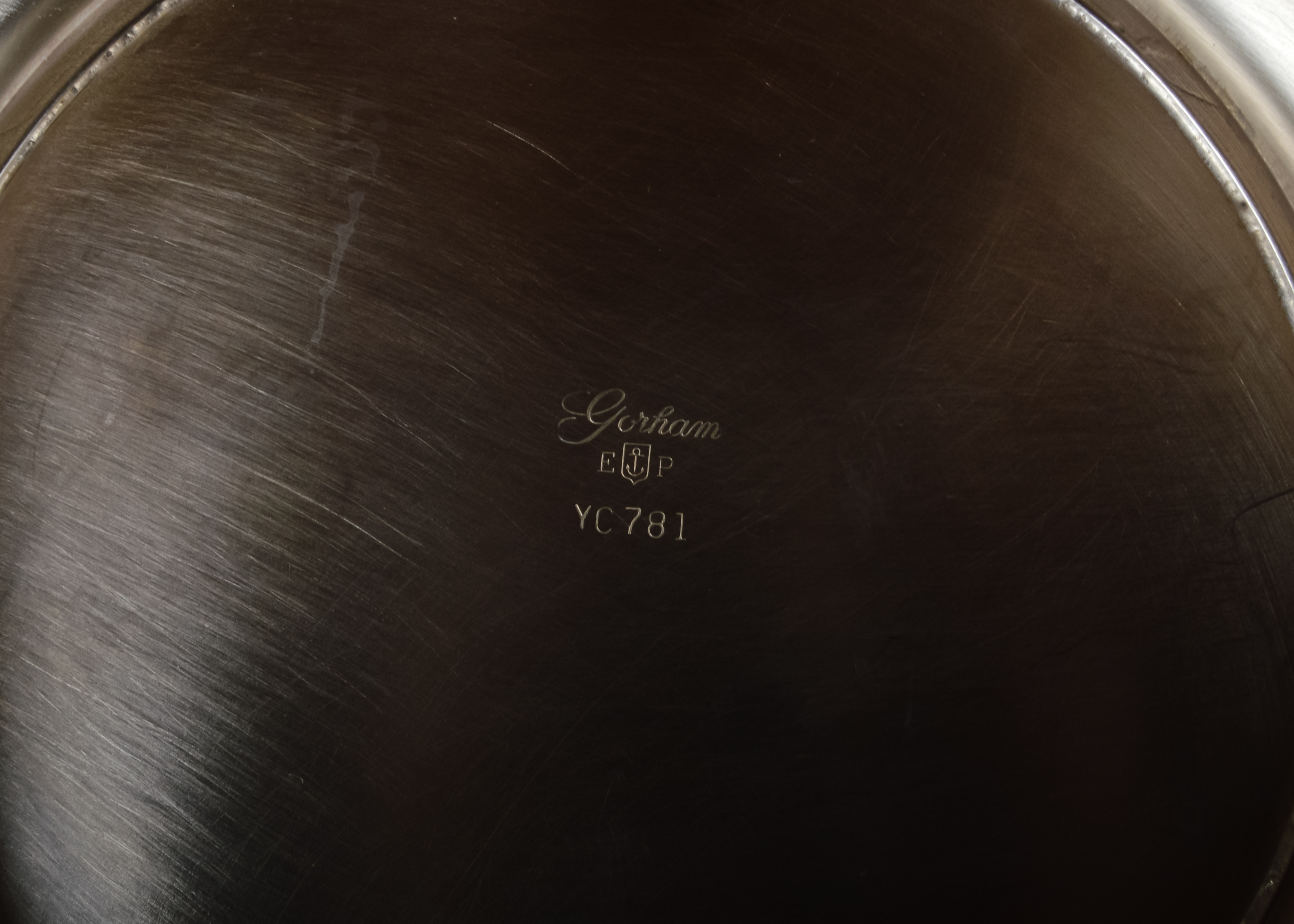 Silver Plate and Glass Accents