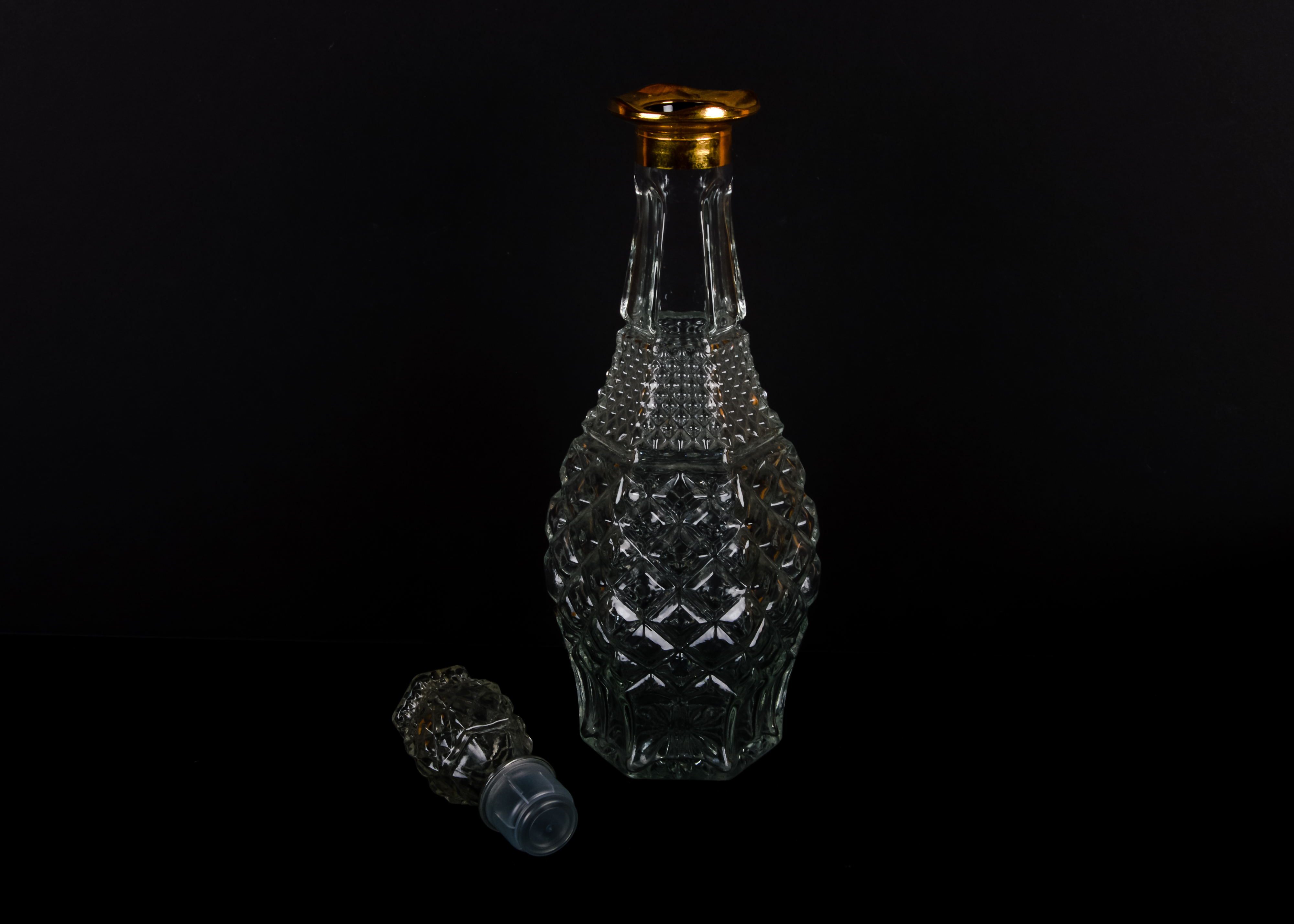 Silver Plate and Glass Accents