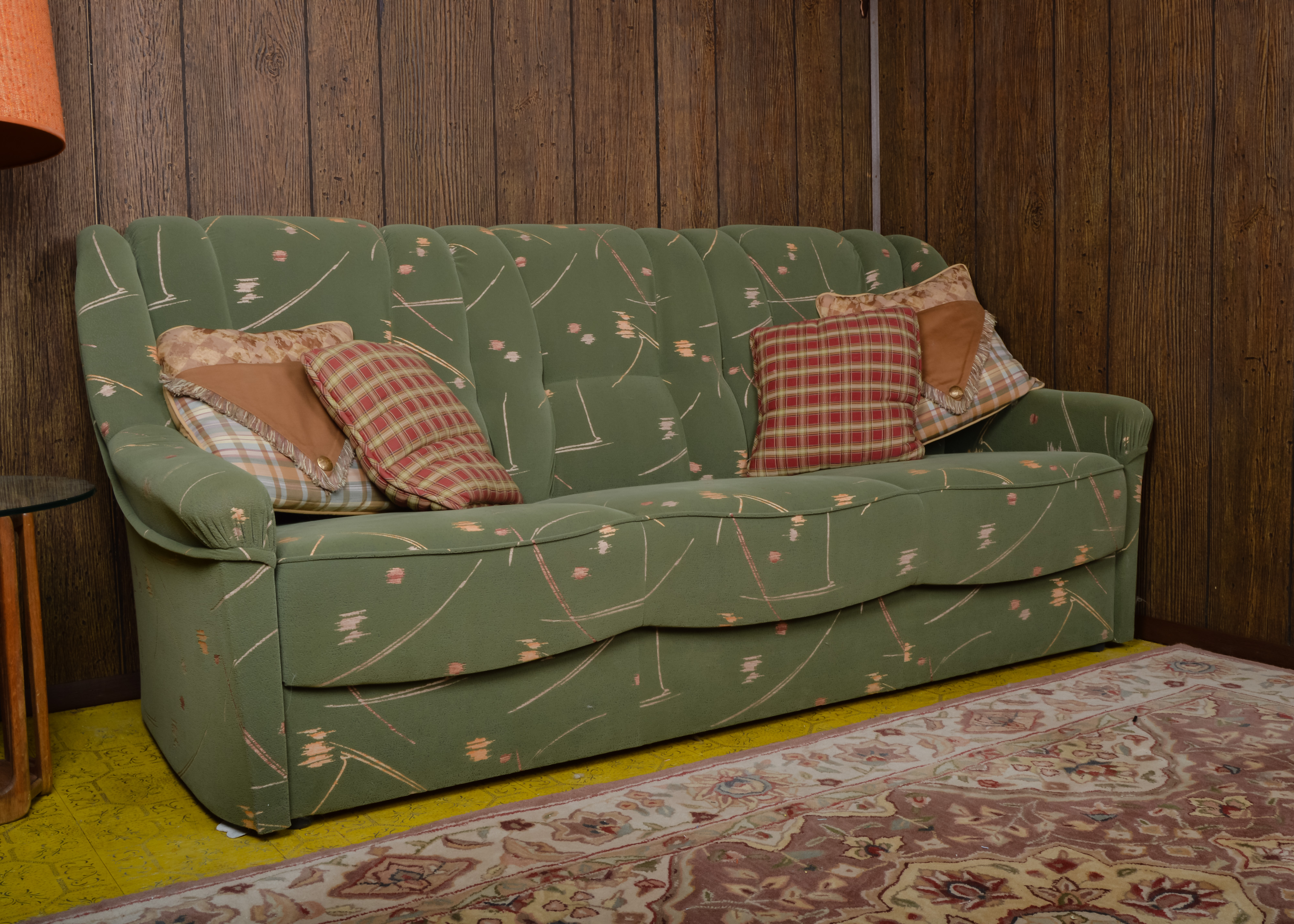 Convertible Green Sofa