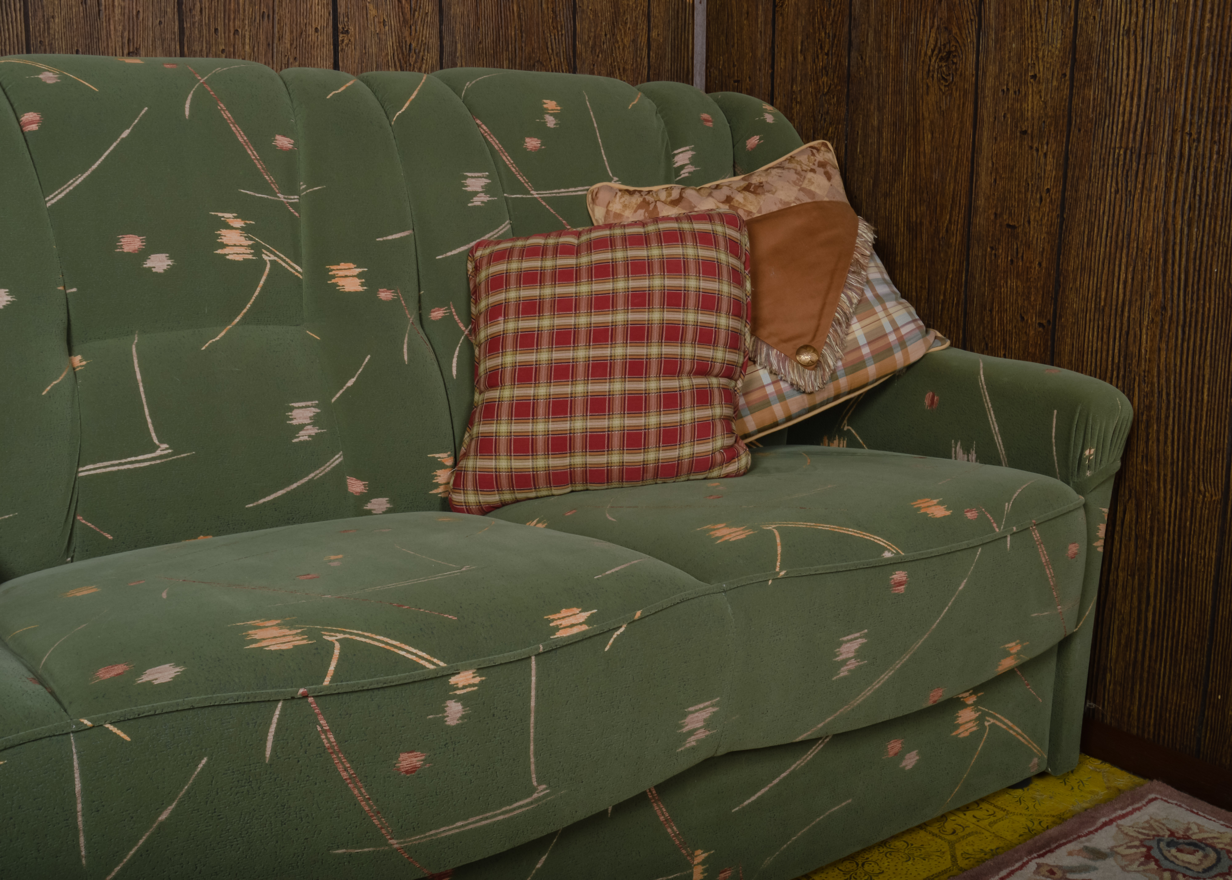 Convertible Green Sofa