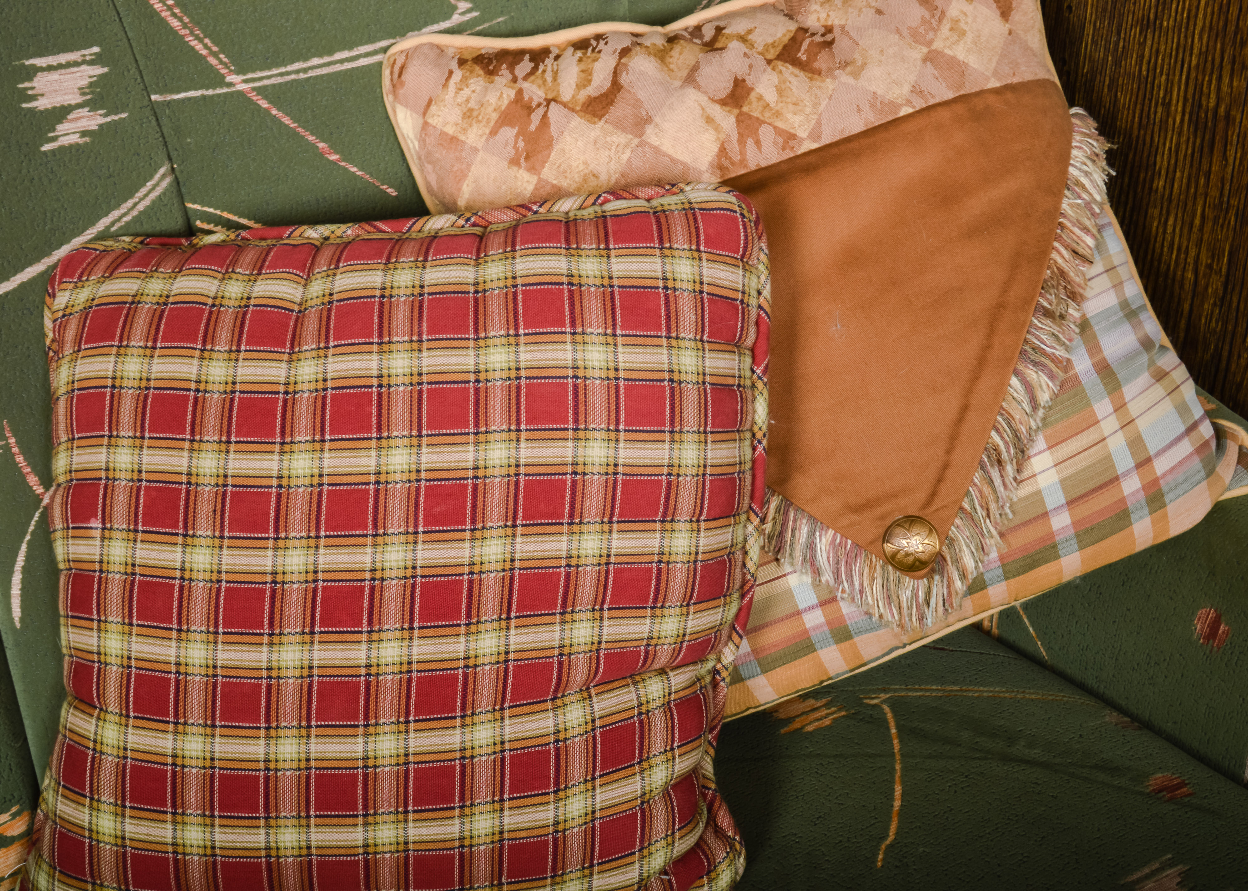 Convertible Green Sofa