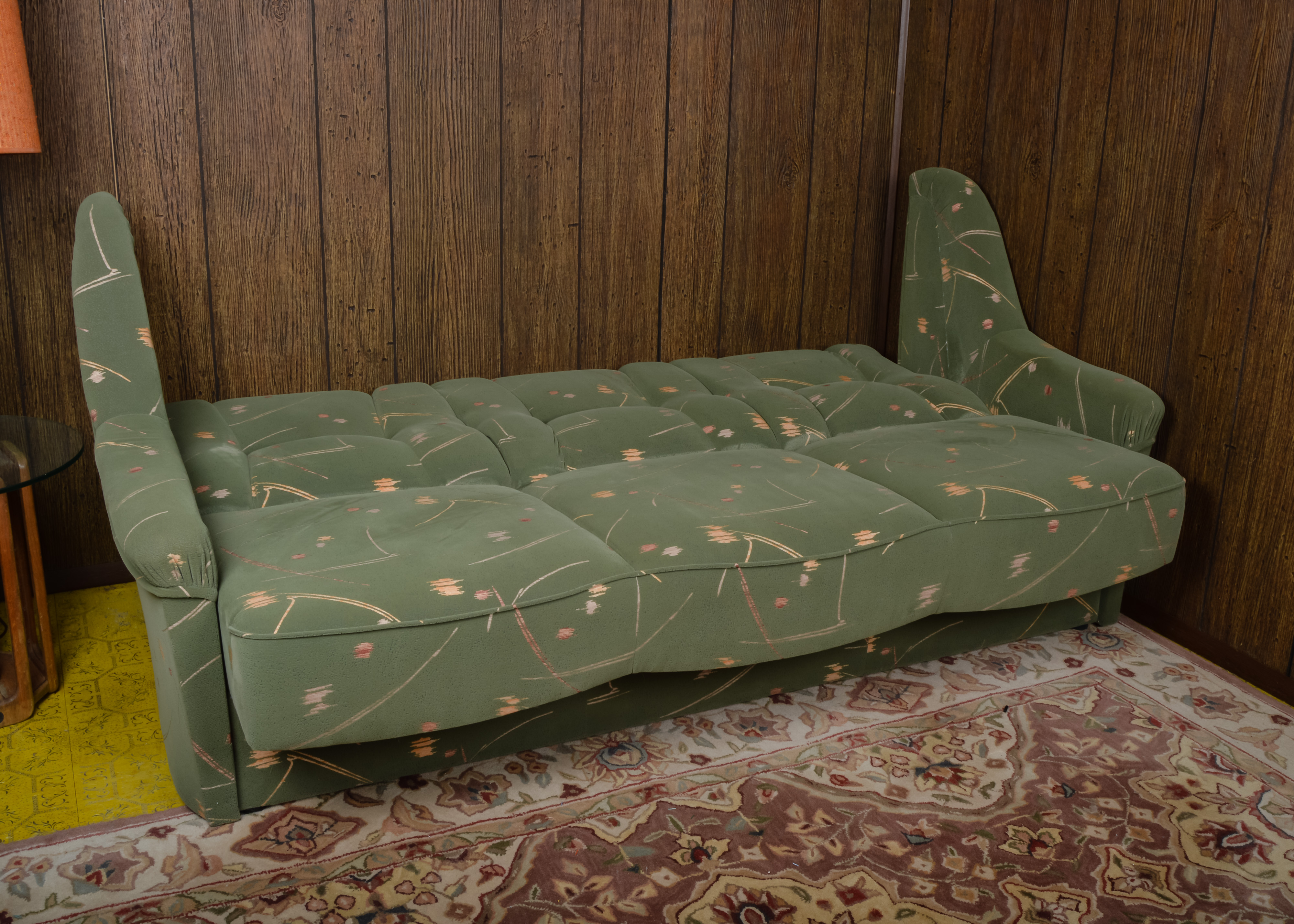 Convertible Green Sofa