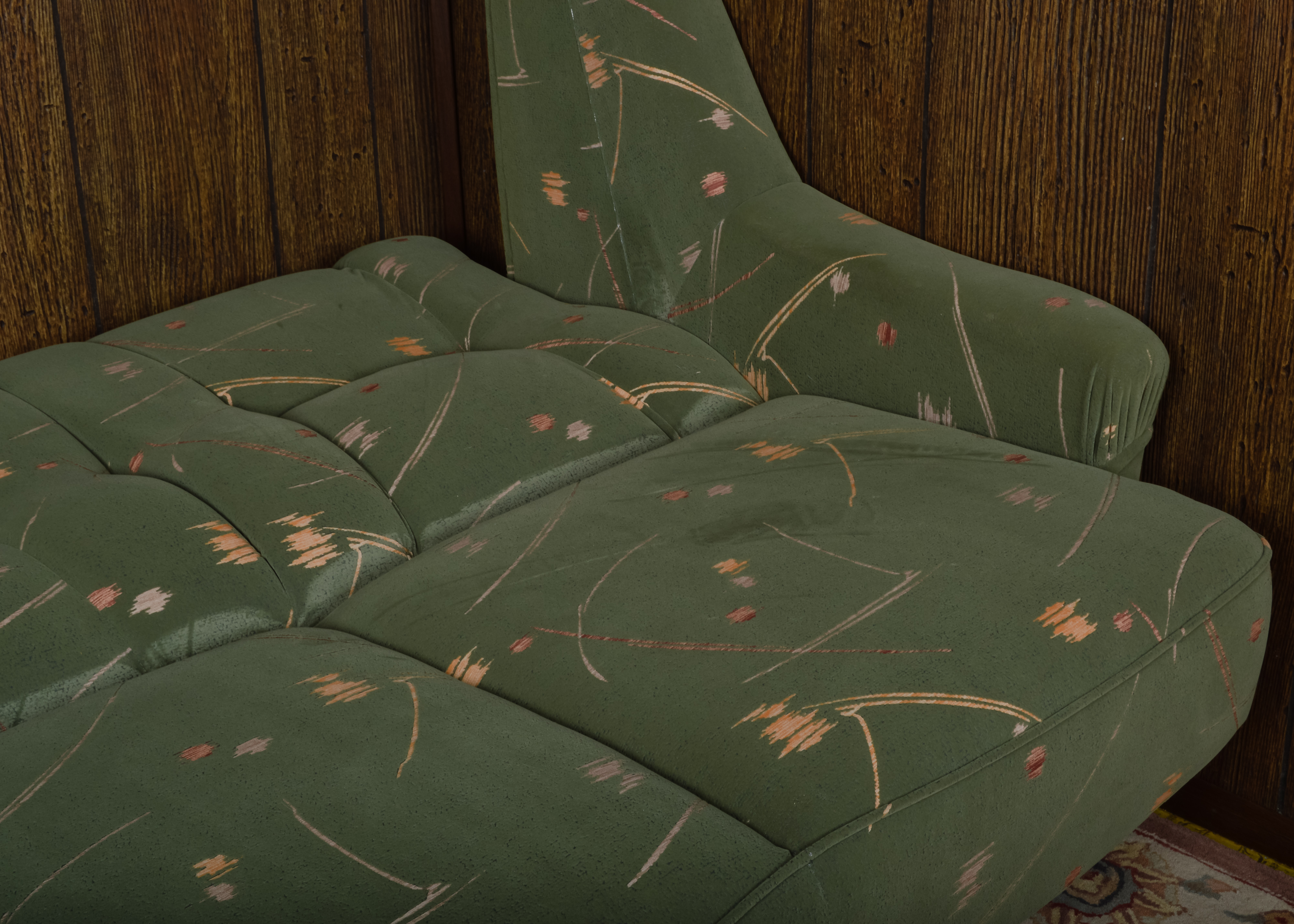 Convertible Green Sofa