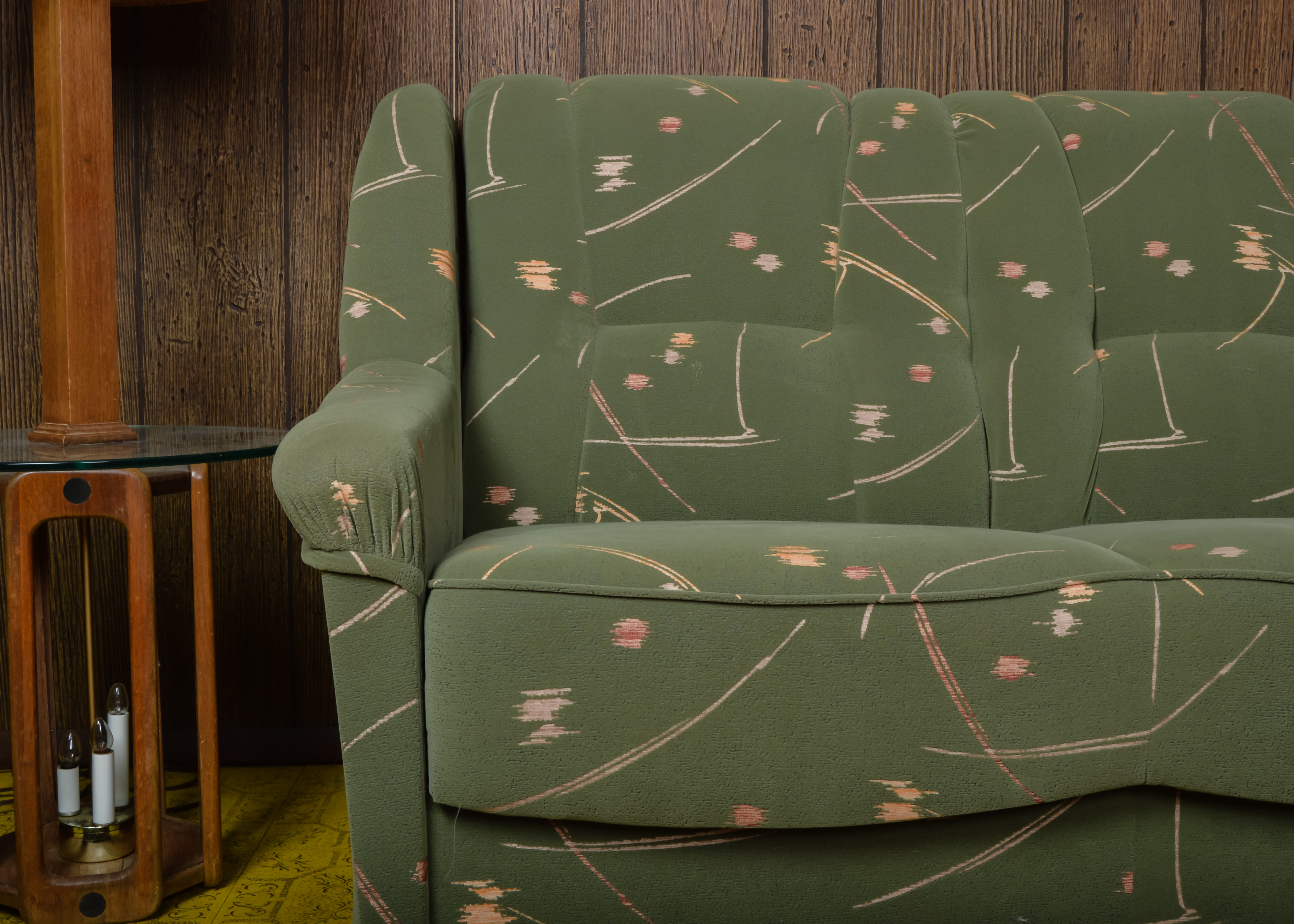 Convertible Green Sofa