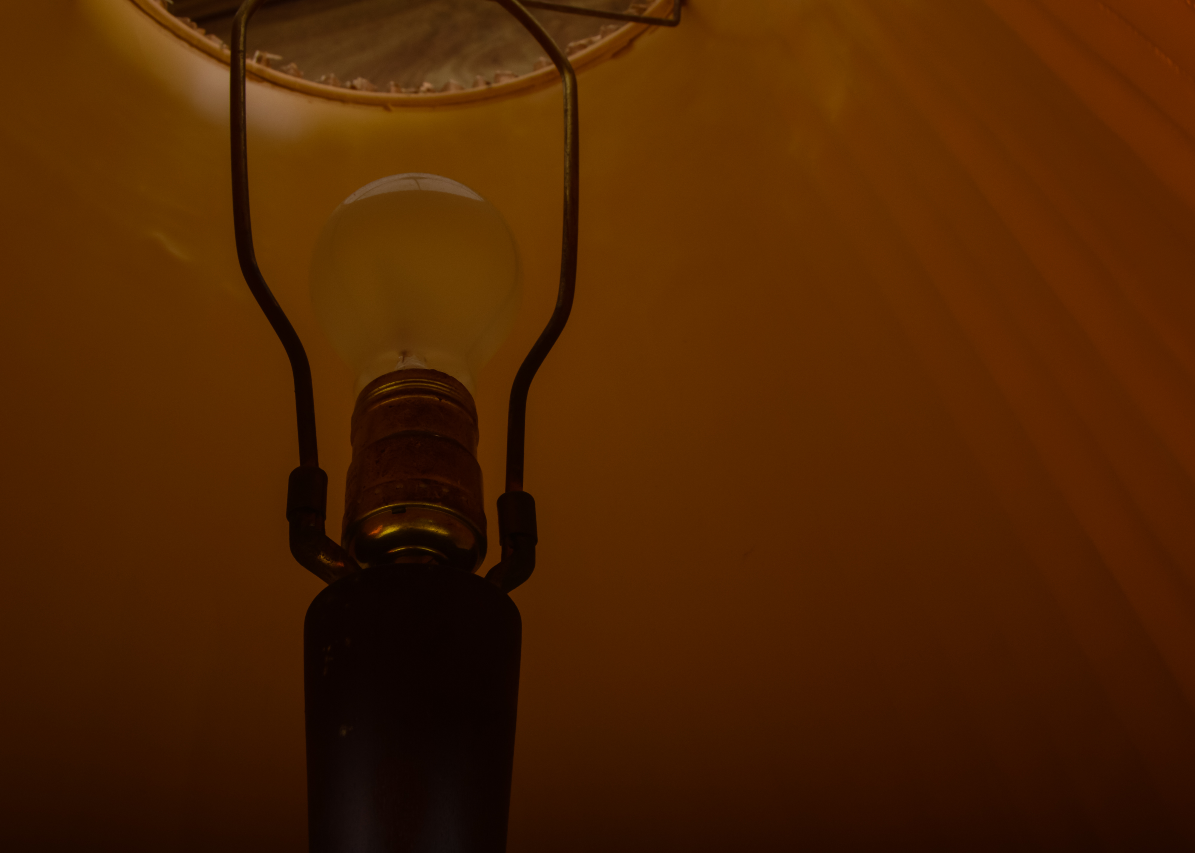 Vintage Wooden Floor Lamp with Table and Straw Shade