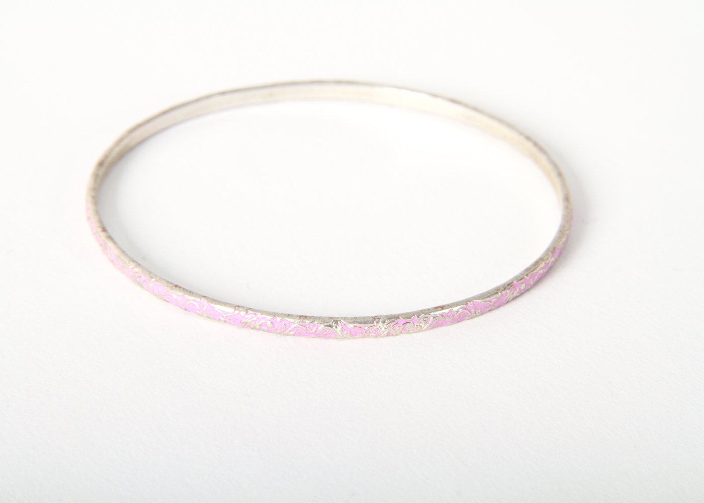 Assortment of Colored Metal Bracelets