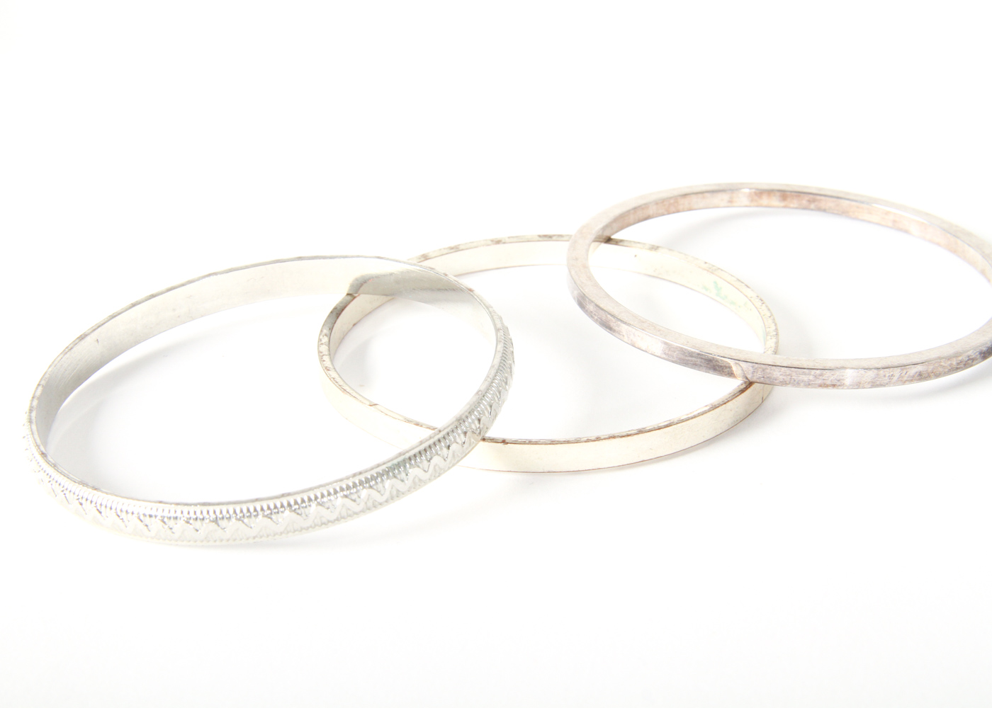 Assortment of Colored Metal Bracelets