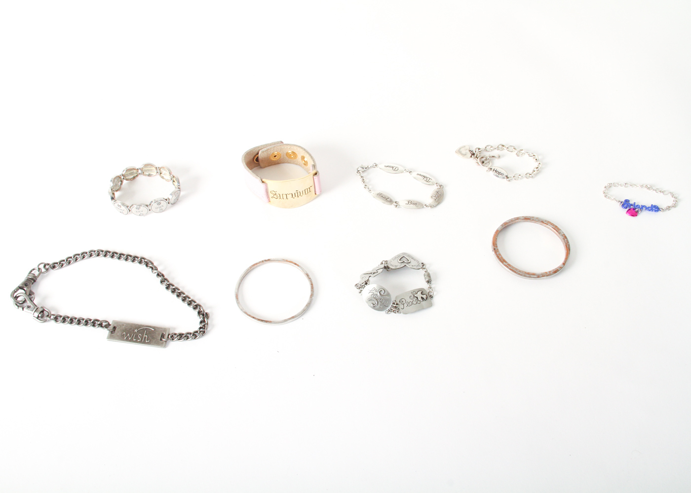 Assortment of Inspirational Bracelets