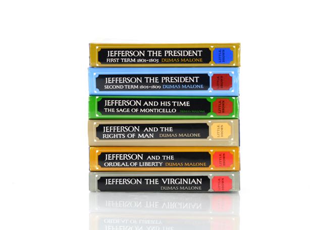 Dumas Malone "Jefferson And His Time" Six Volume Hardcover Books