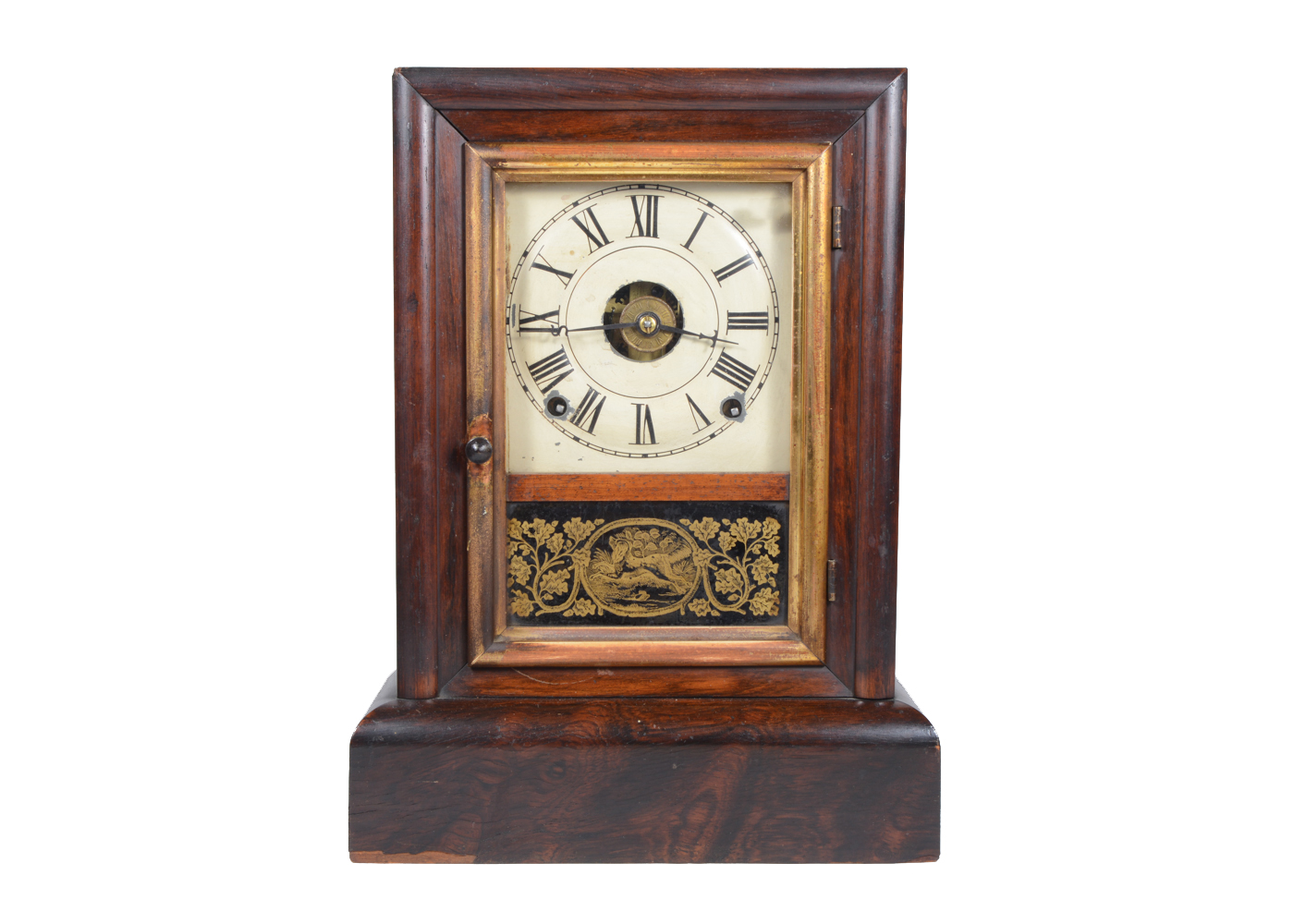 Antique Seth Thomas Day Spring Mantel Clock with Alarm