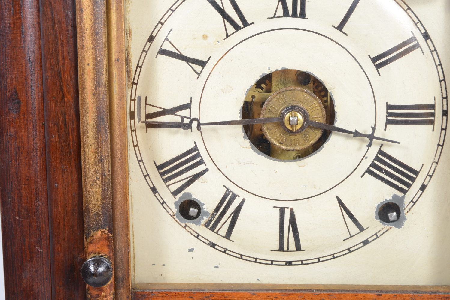 Antique Seth Thomas Day Spring Mantel Clock with Alarm