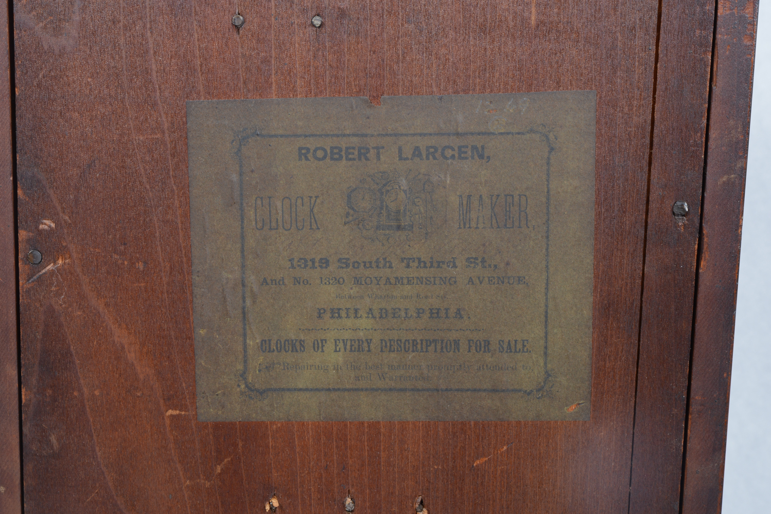 Antique Seth Thomas Day Spring Mantel Clock with Alarm