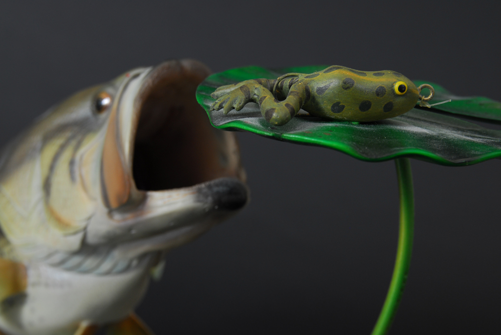 Trio of Danbury Mint George Kruth Bass Sculptures