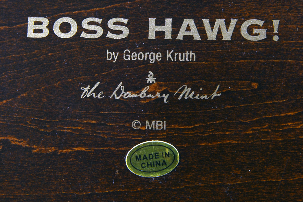 Trio of George Kruth Danbury Mint Bass Sculptures