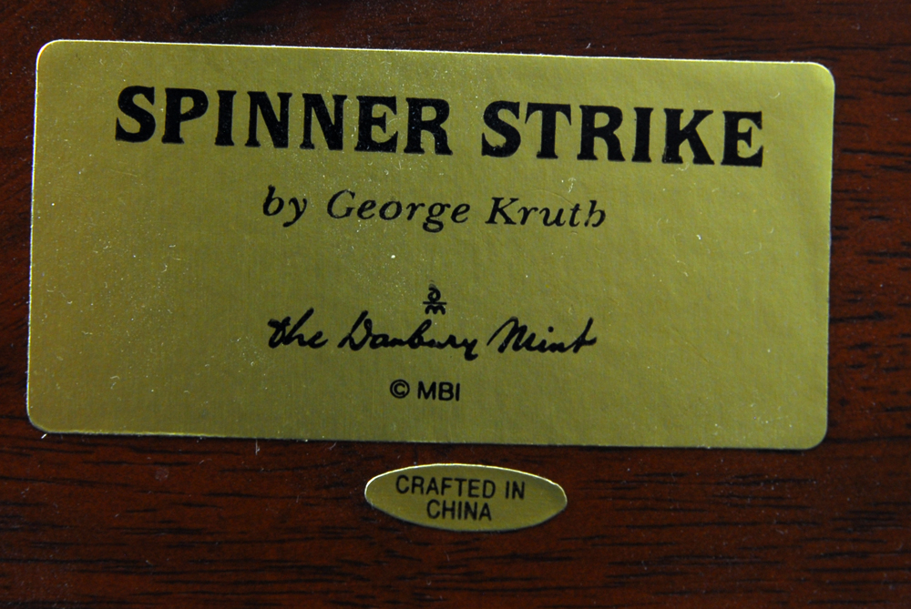 Trio of George Kruth Danbury Mint Bass Sculptures