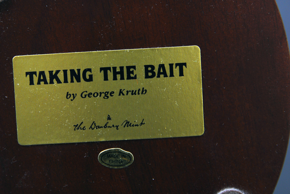 Trio of George Kruth Danbury Mint Bass Sculptures