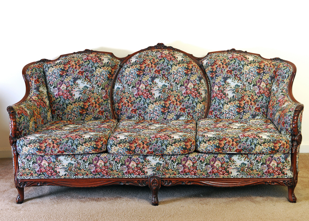 Queen Anne Style Sofa
