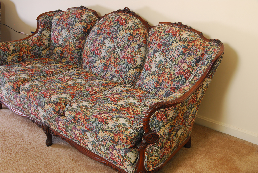 Queen Anne Style Sofa