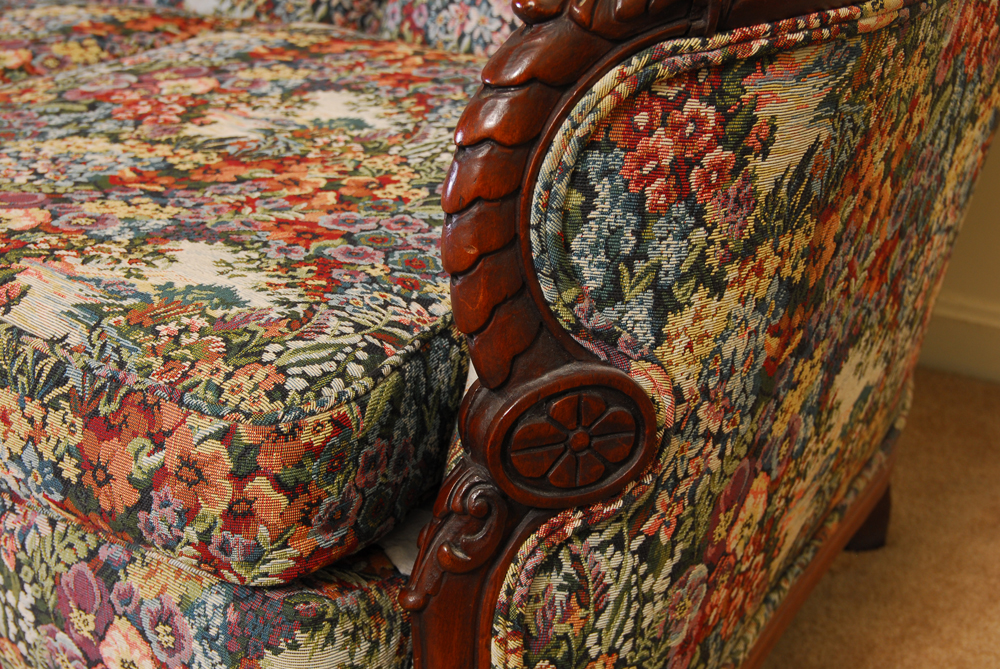 Queen Anne Style Sofa