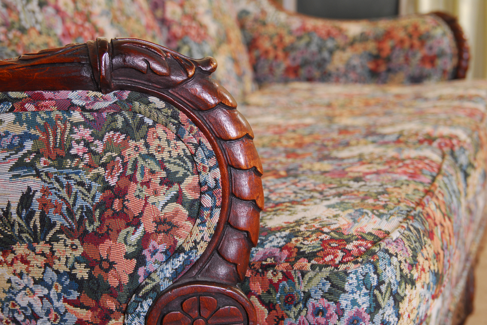 Queen Anne Style Sofa