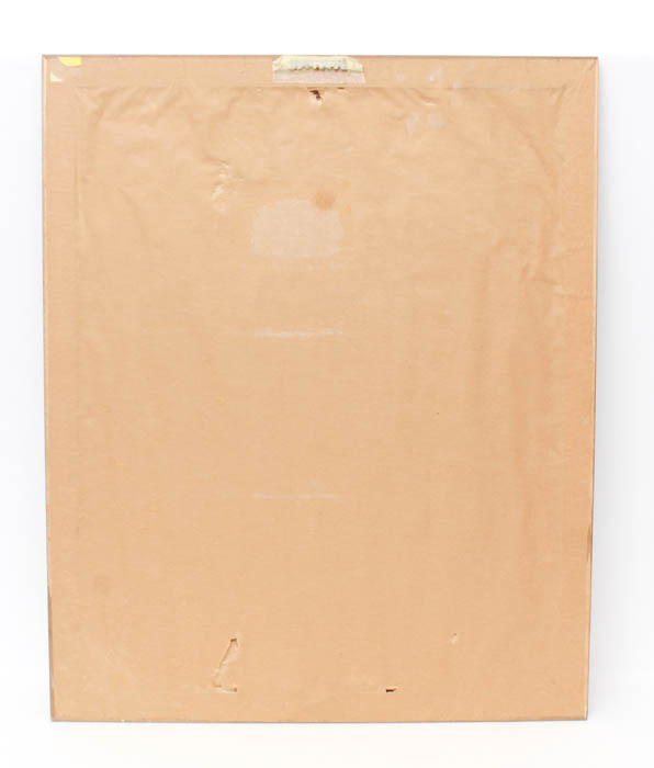 Signed Beach Watercolor Painting