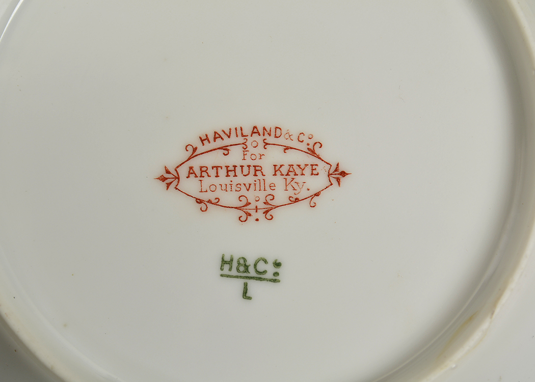 Vintage Haviland and Co. China Tea Set for Arthur Kaye, Louisville, Kentucky