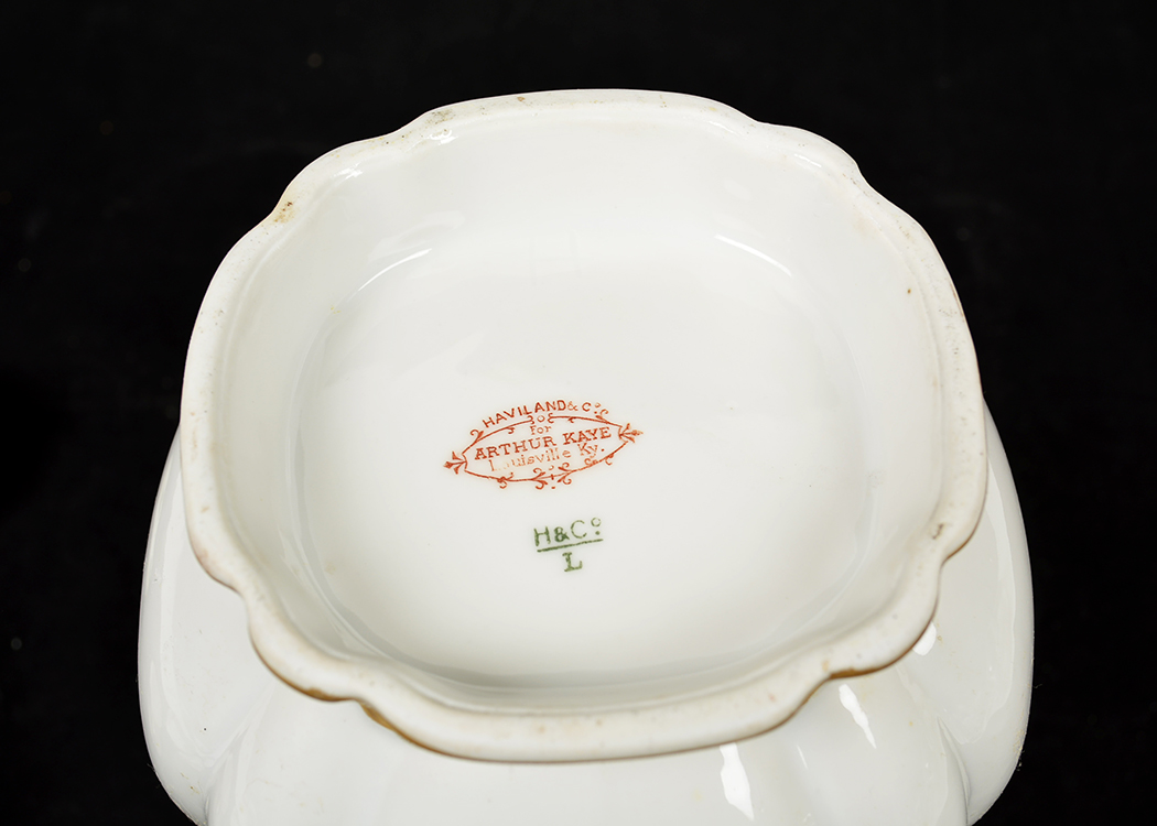 Vintage Haviland and Co. China Tea Set for Arthur Kaye, Louisville, Kentucky