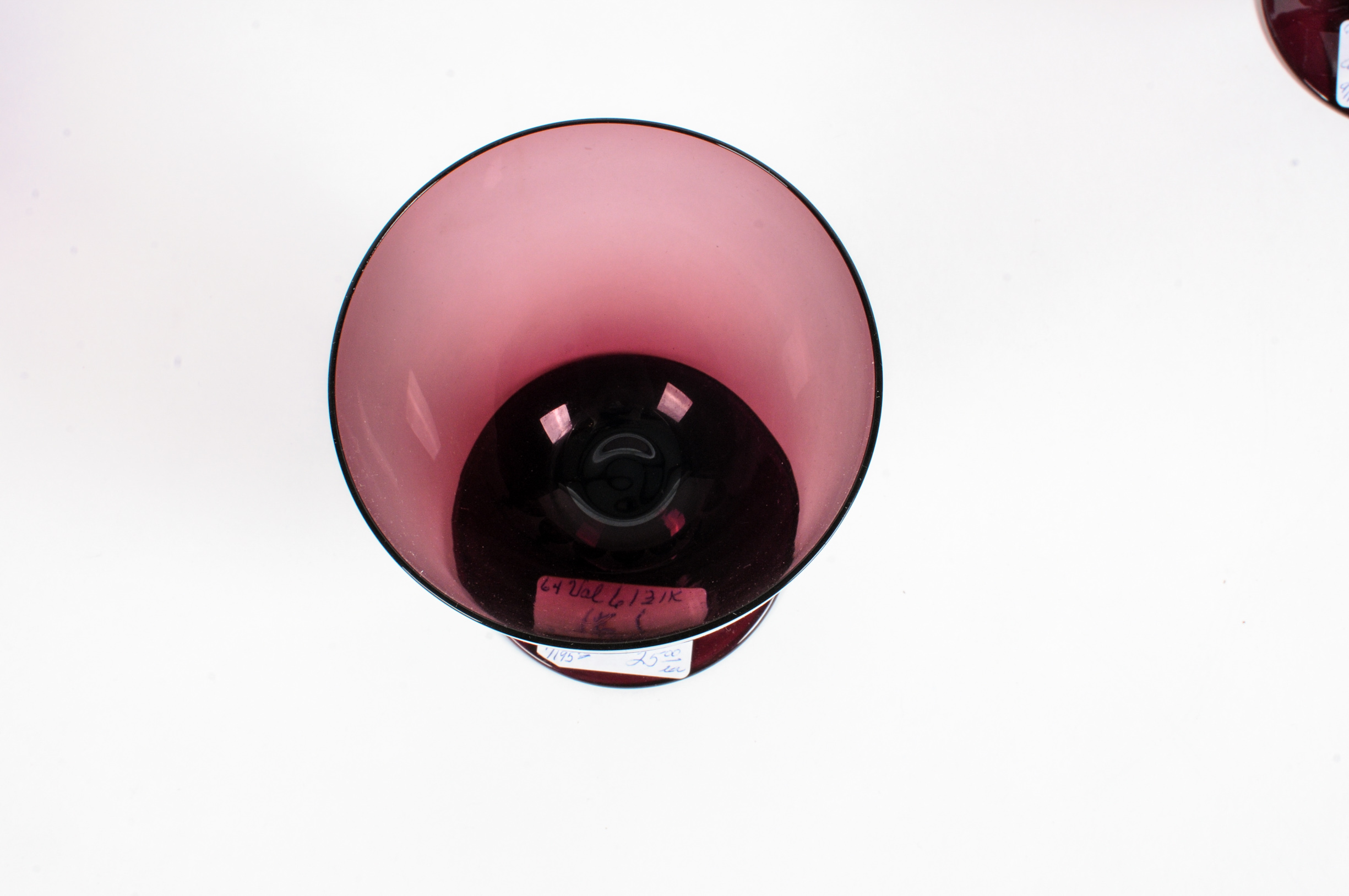 Set of Steuben Glass Water Goblets