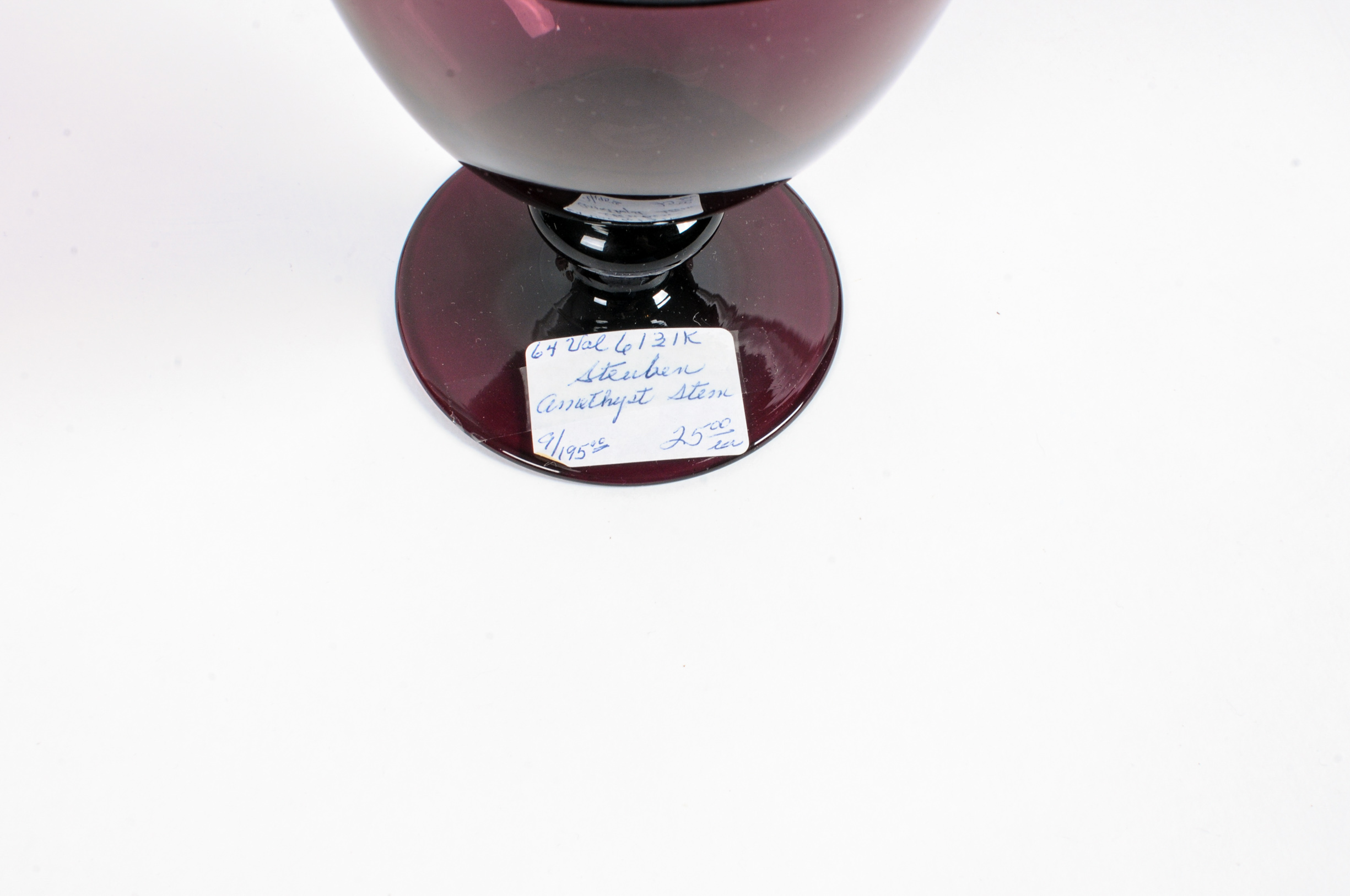 Set of Steuben Glass Water Goblets