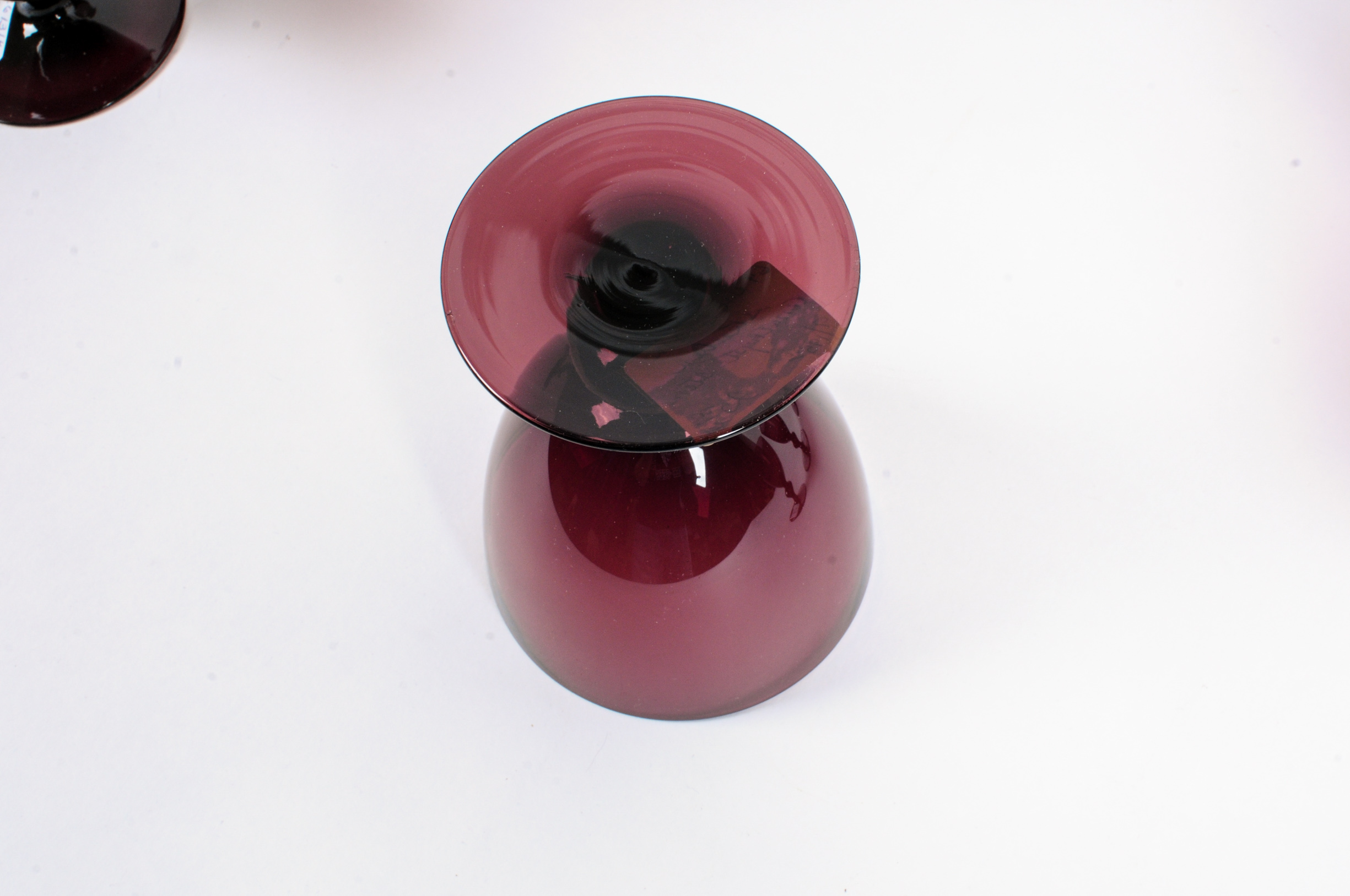 Set of Steuben Glass Water Goblets