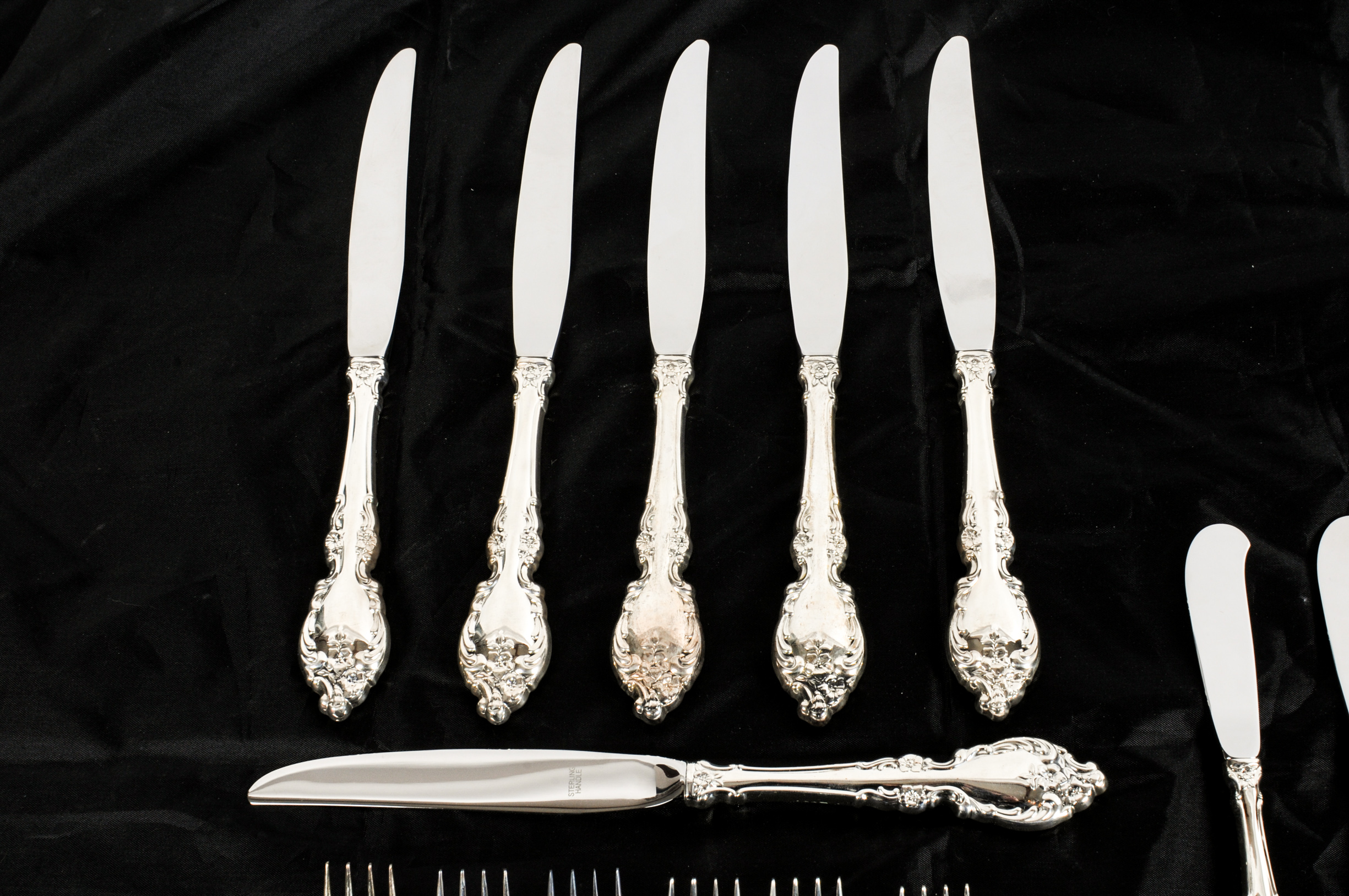 Collection of Oneida Sterling Silver Flatware EBTH