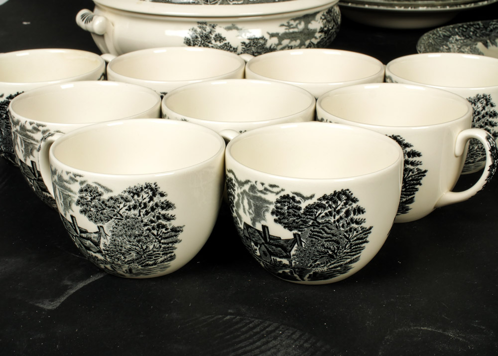 Romantic England Wedgwood Queen's Ware China Collection