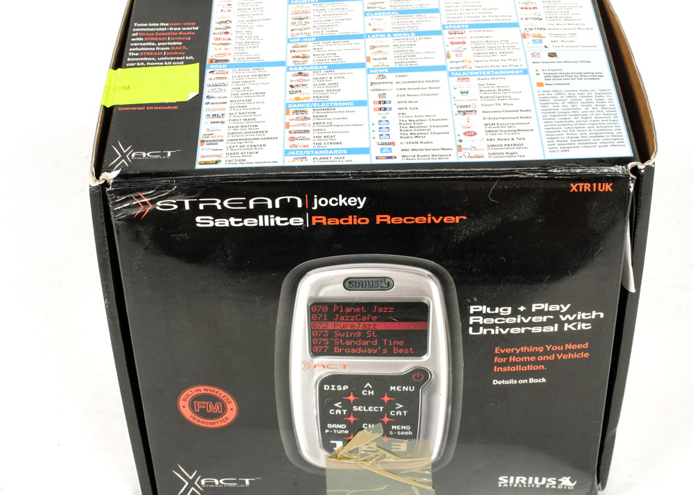 Sirius Stream Jockey Satellite Radio Receiver