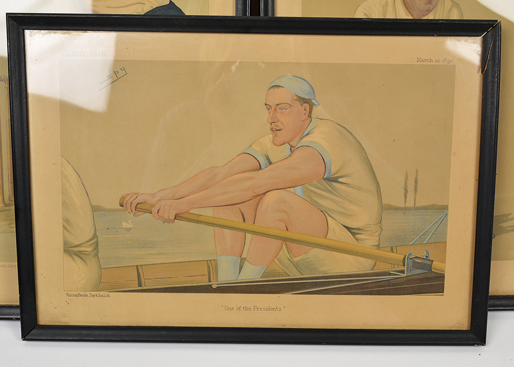 Vanity Fair Sports Themed Framed Lithographs