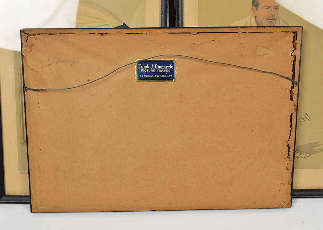 Vanity Fair Sports Themed Framed Lithographs