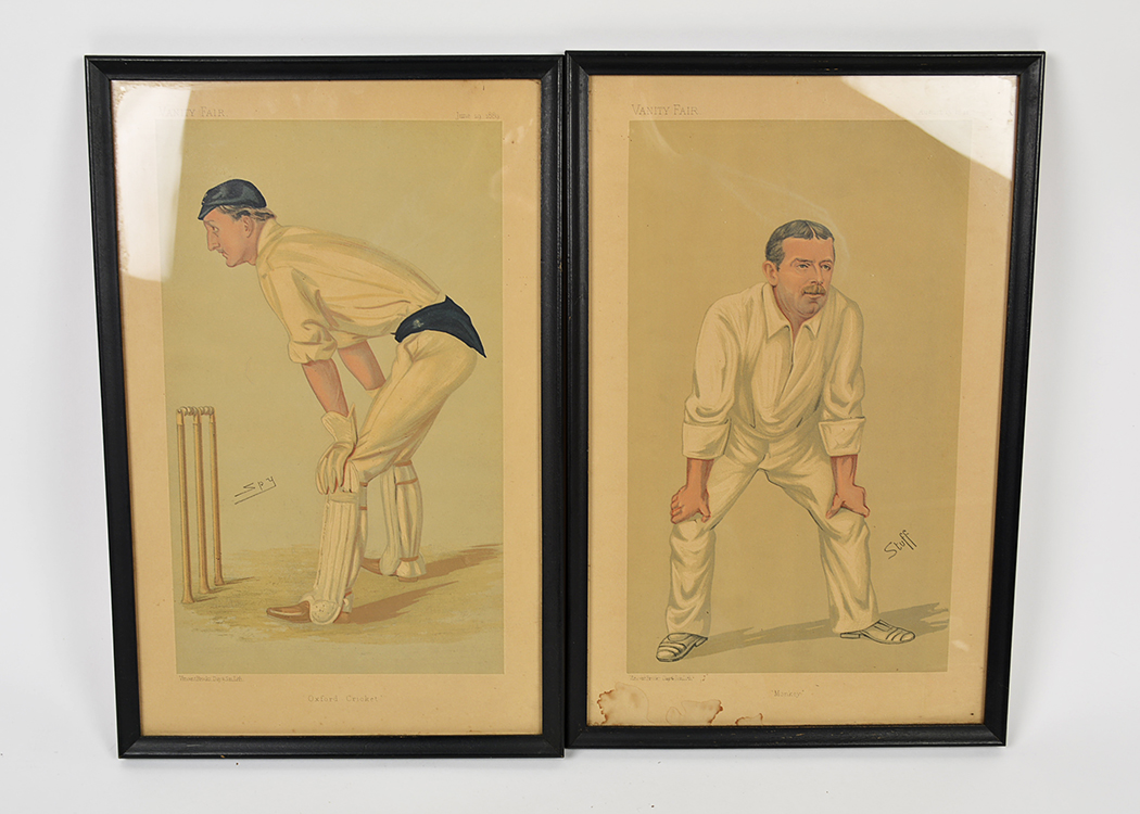 Vanity Fair Sports Themed Framed Lithographs