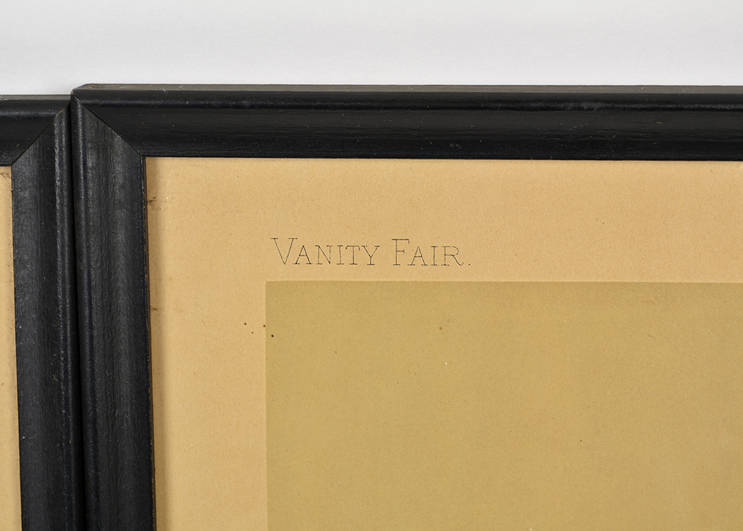 Vanity Fair Sports Themed Framed Lithographs