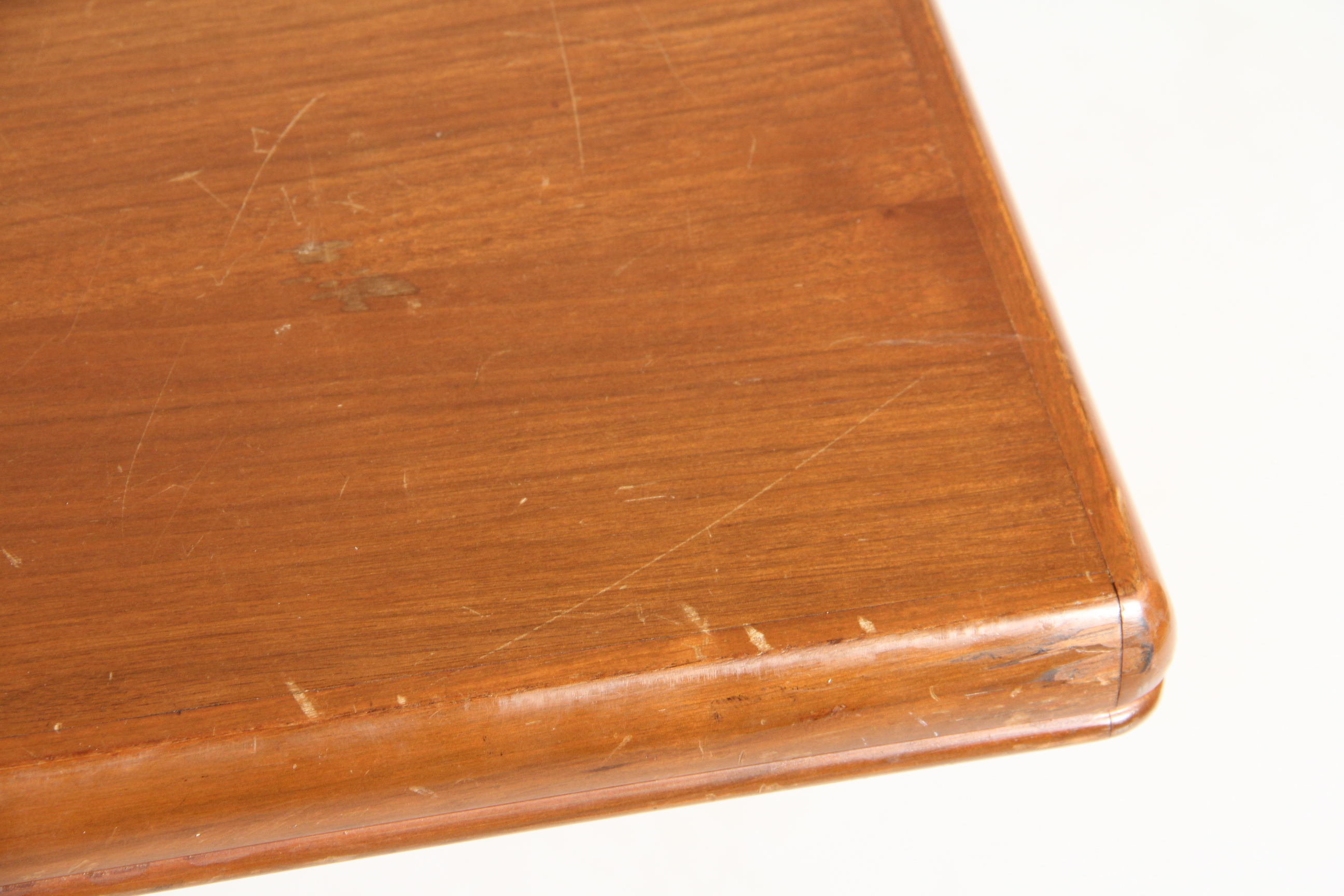 Vintage Leopold Walnut Veneer Executive Desk