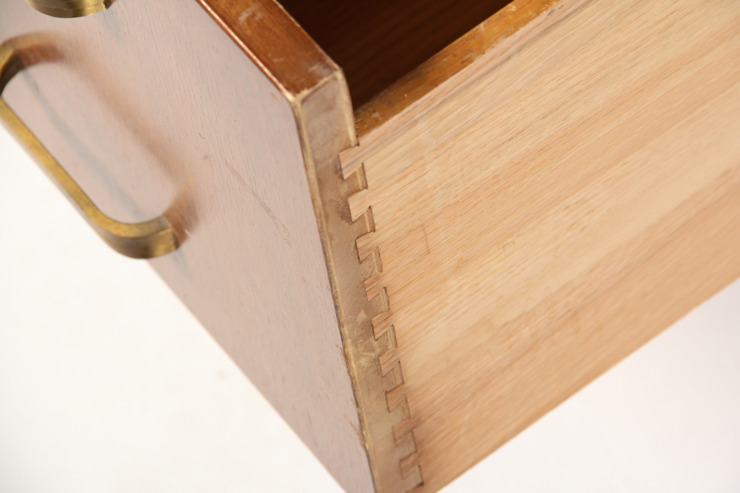 Vintage Leopold Walnut Veneer Executive Desk