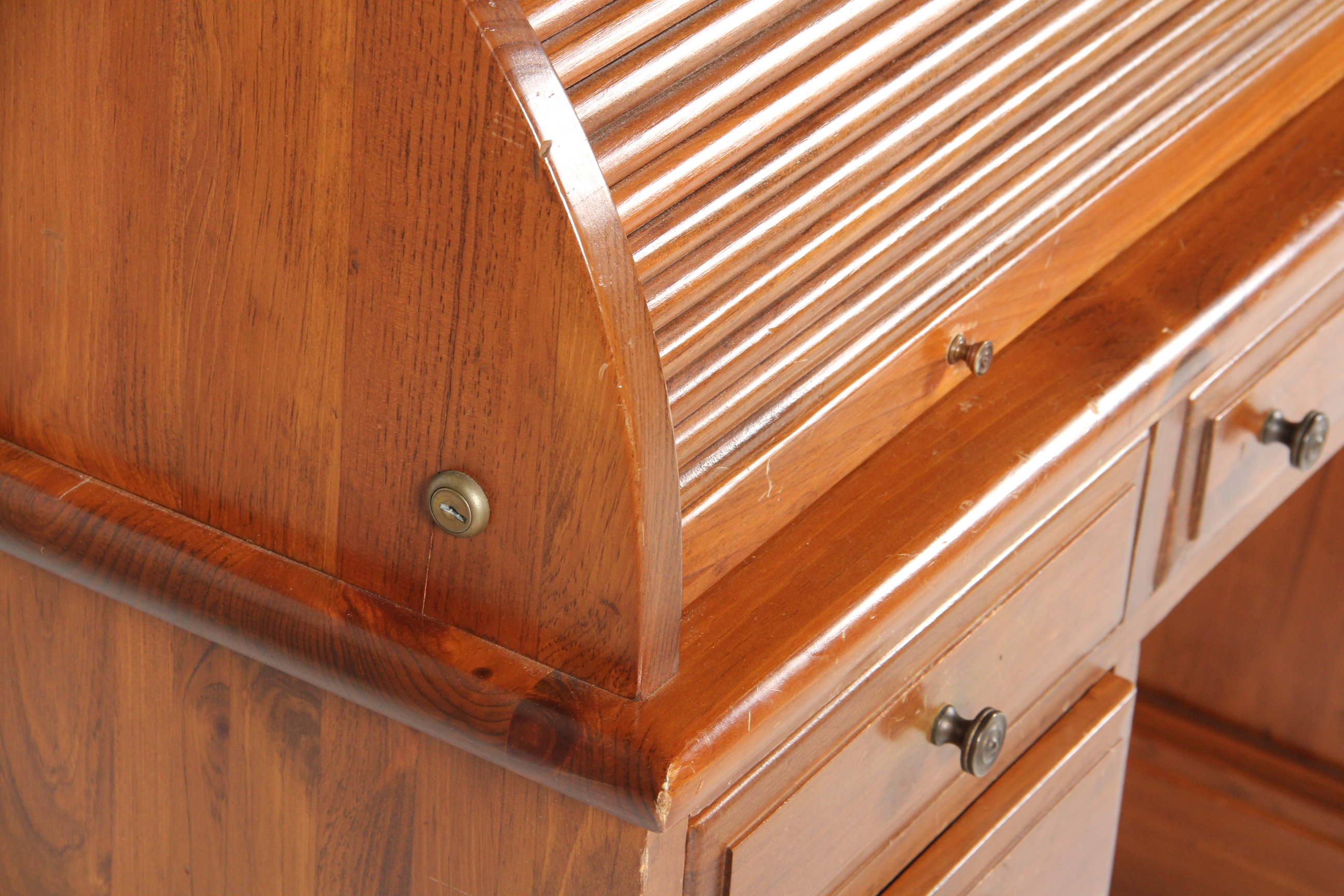 Vintage Drake & Smith Co. Roll Top Desk