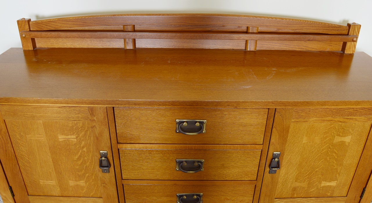 Bassett Oak Mission Style Sideboard