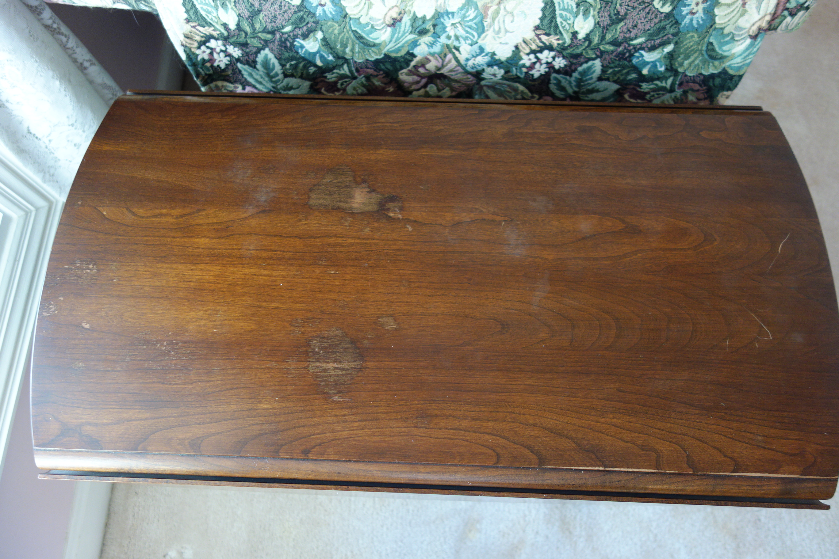 Queen Anne Style Drop Leaf Side Table